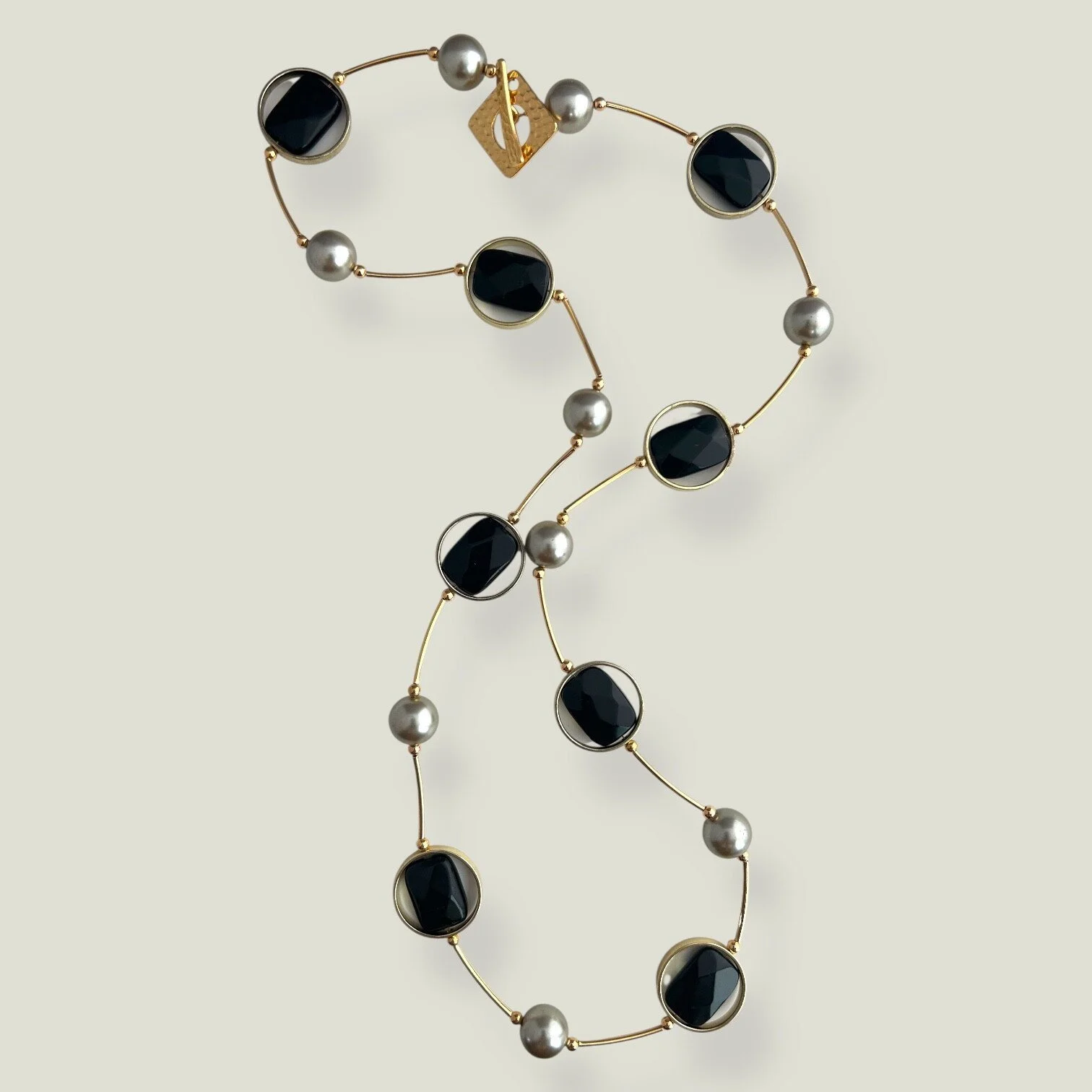 Spinning Onyx Necklace by Lise Spence-Parsons for Lottie's Trinkets - Always Beautiful