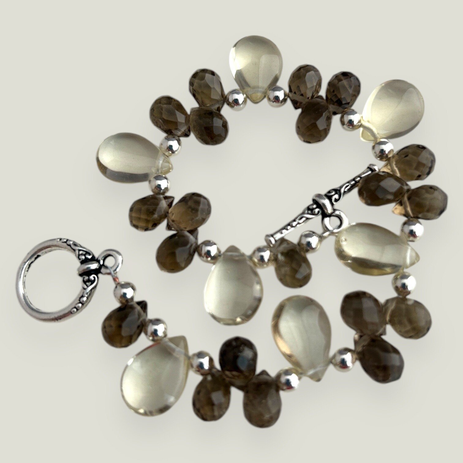 Chocolate and Lemon Drops Bracelet by Lise Spence-Parsons for Lottie's Trinkets - Always Beautiful