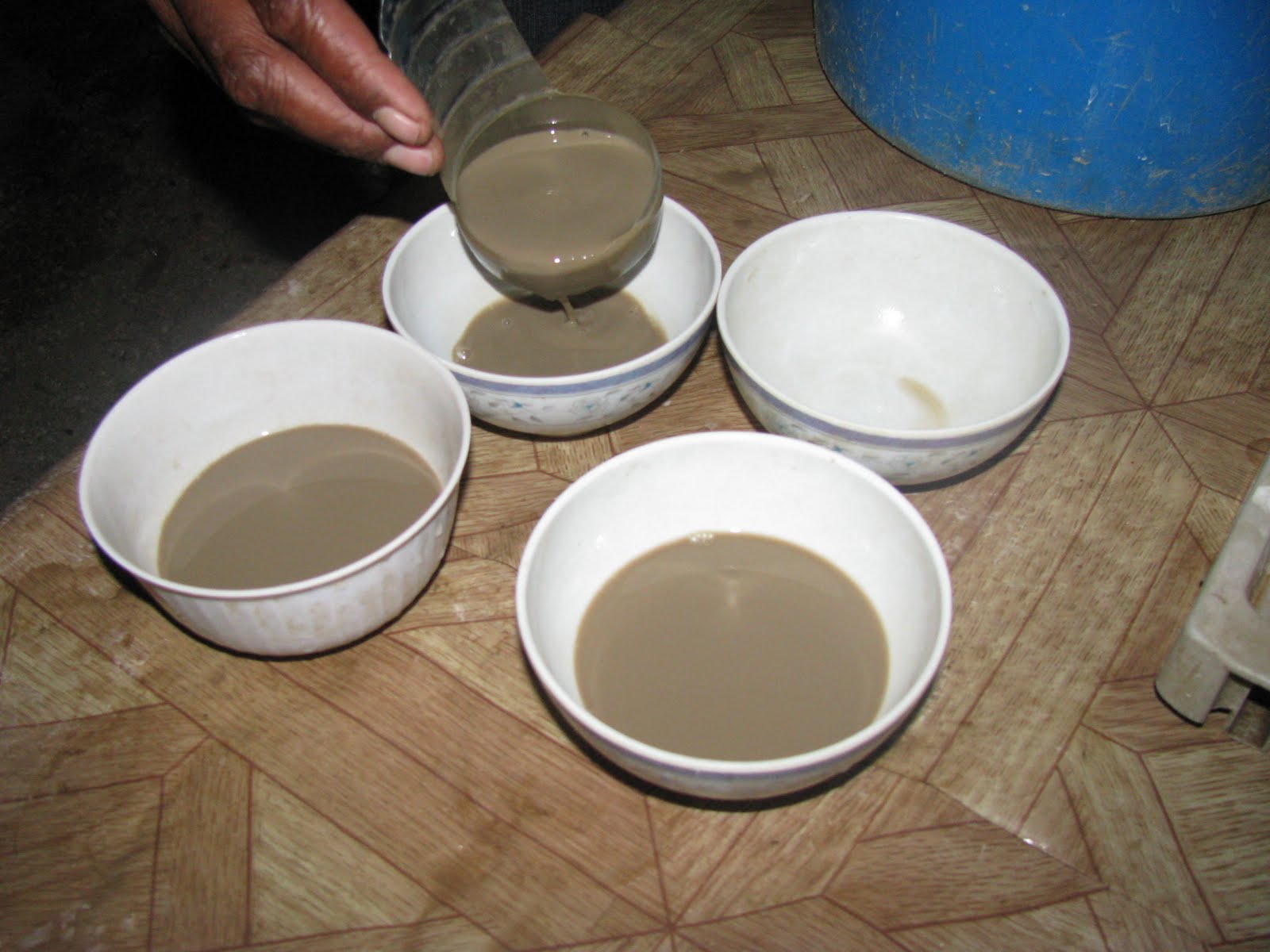  KAVA IS SERVED IN SCOOPS.&nbsp; 