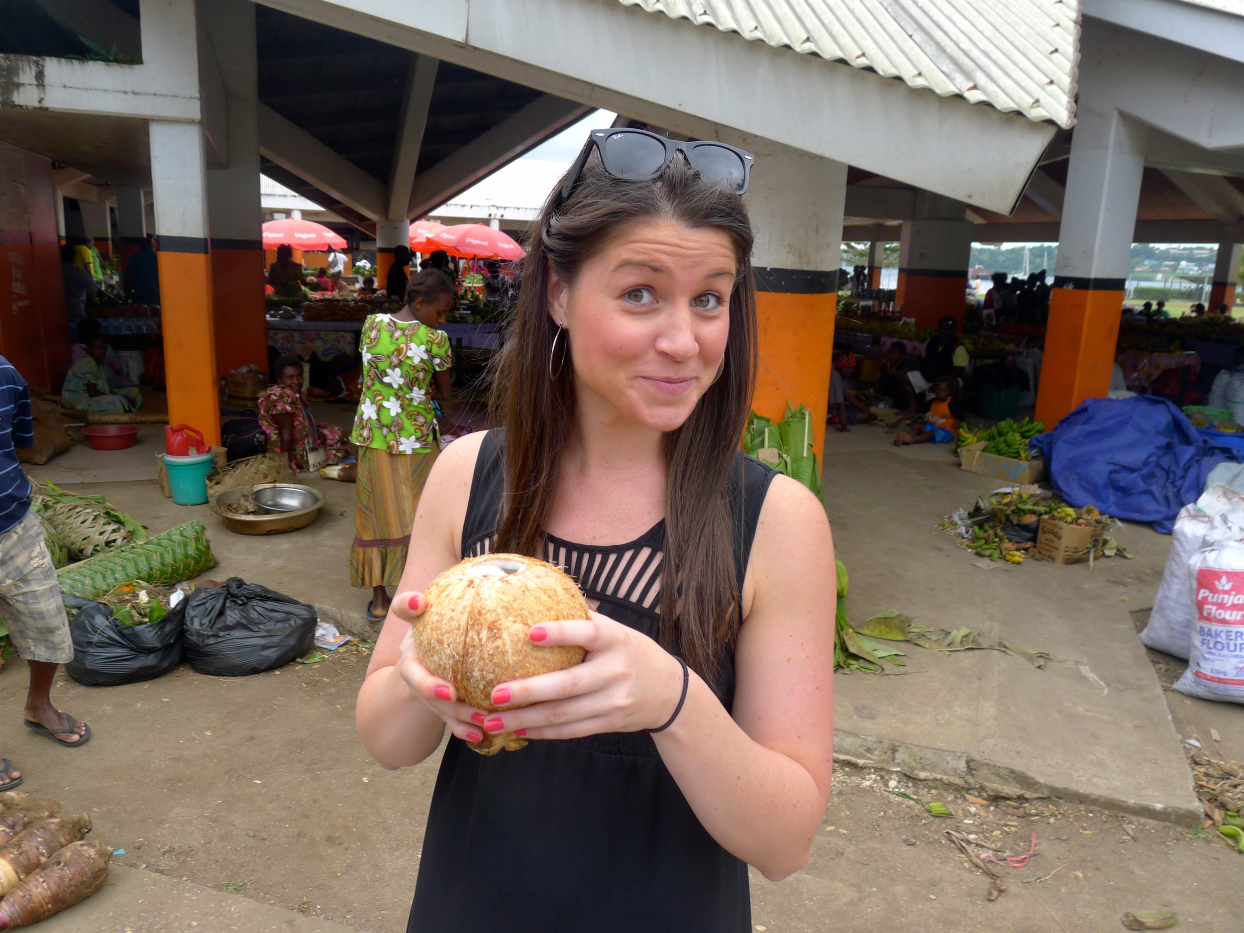  WE DRANK UNPROCESSED COCONUT WATER.&nbsp; 