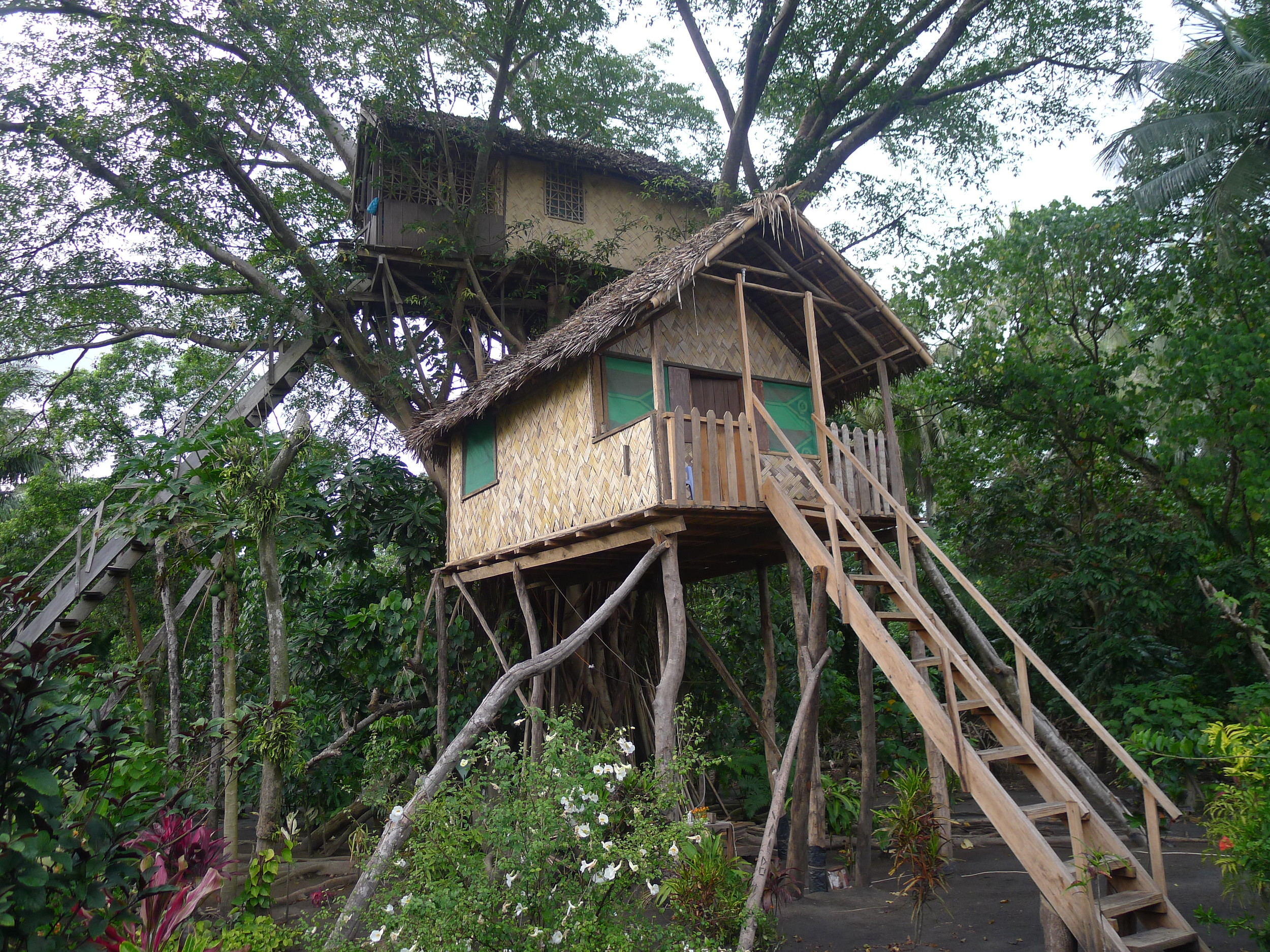  OUR TREEHOUSE HUT.&nbsp; 