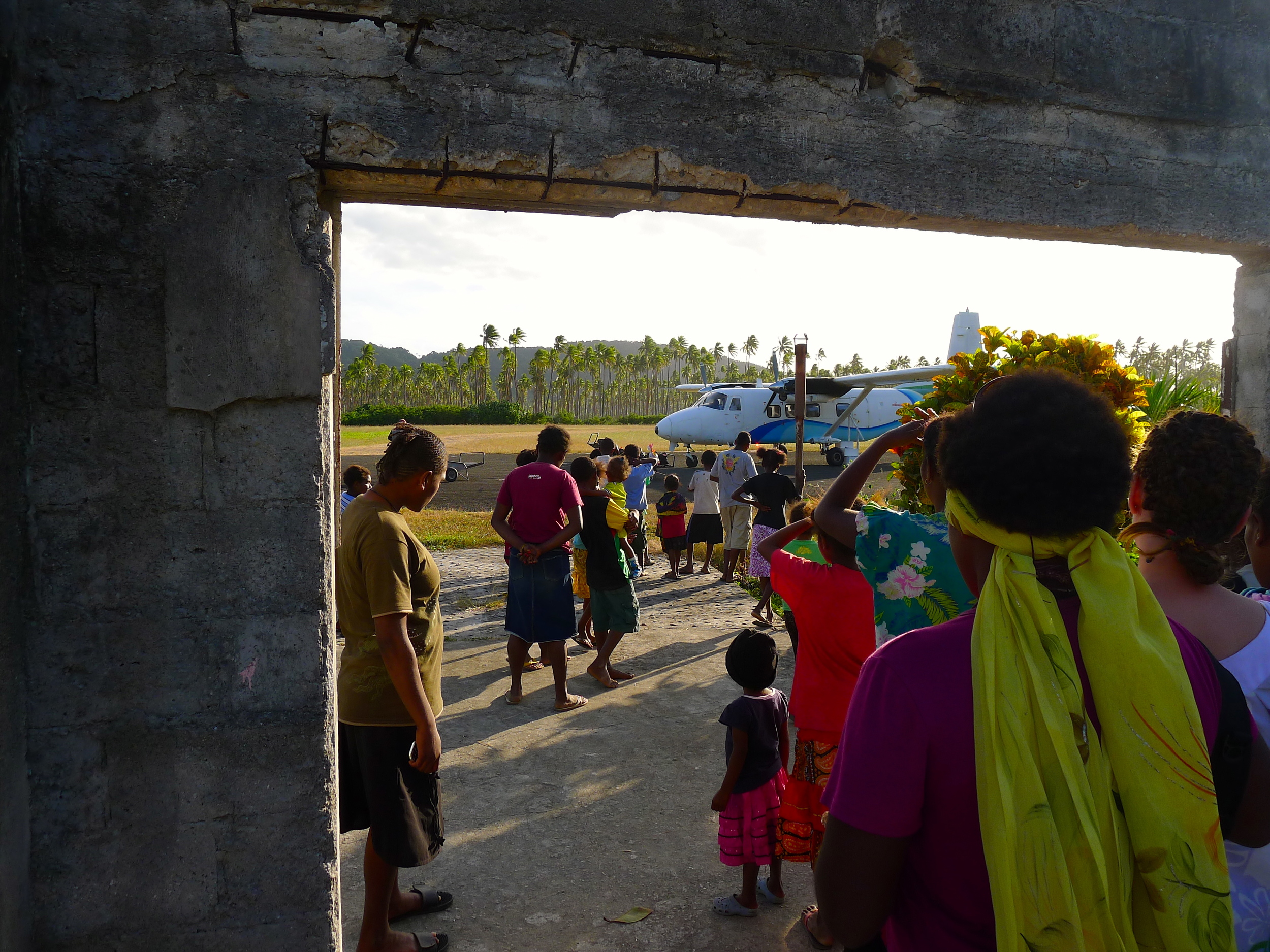  THE AIRPORT ON MALEKULA ISLAND. SOMEONE BURNT IT DOWN A WHILE BACK. NEVER BOTHERED TO REBUILD IT.&nbsp; 