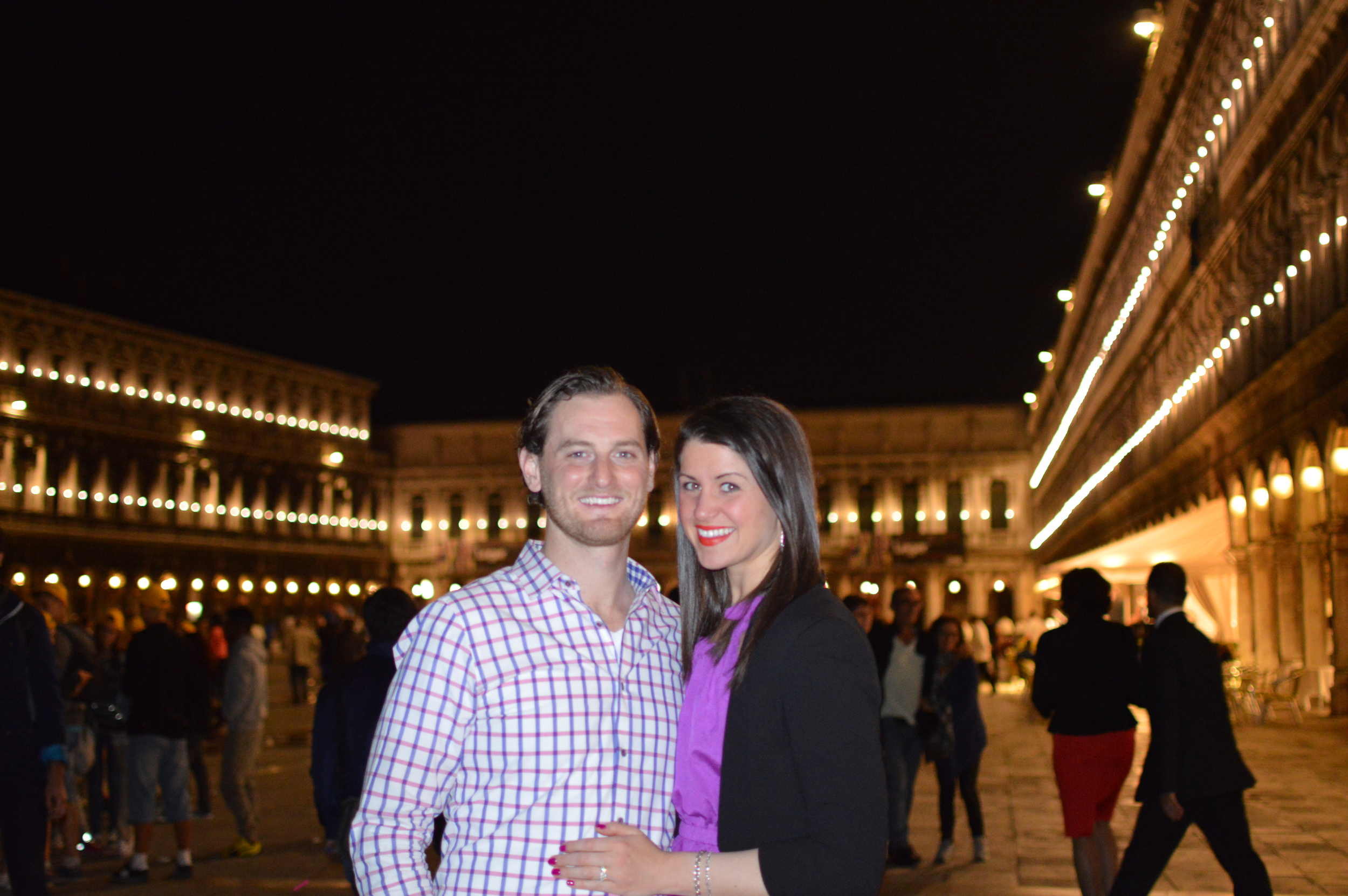 Jeff and me in Saint Mark's Square, Venice, Italy. 