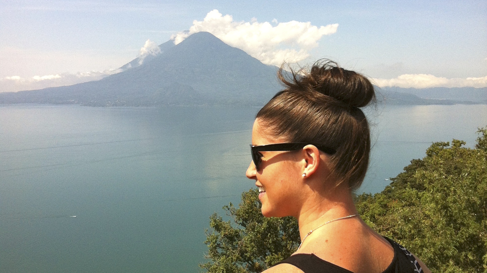 Overlooking Lake Atitlam in Panajachel, Guatemala. June 2012.&nbsp;