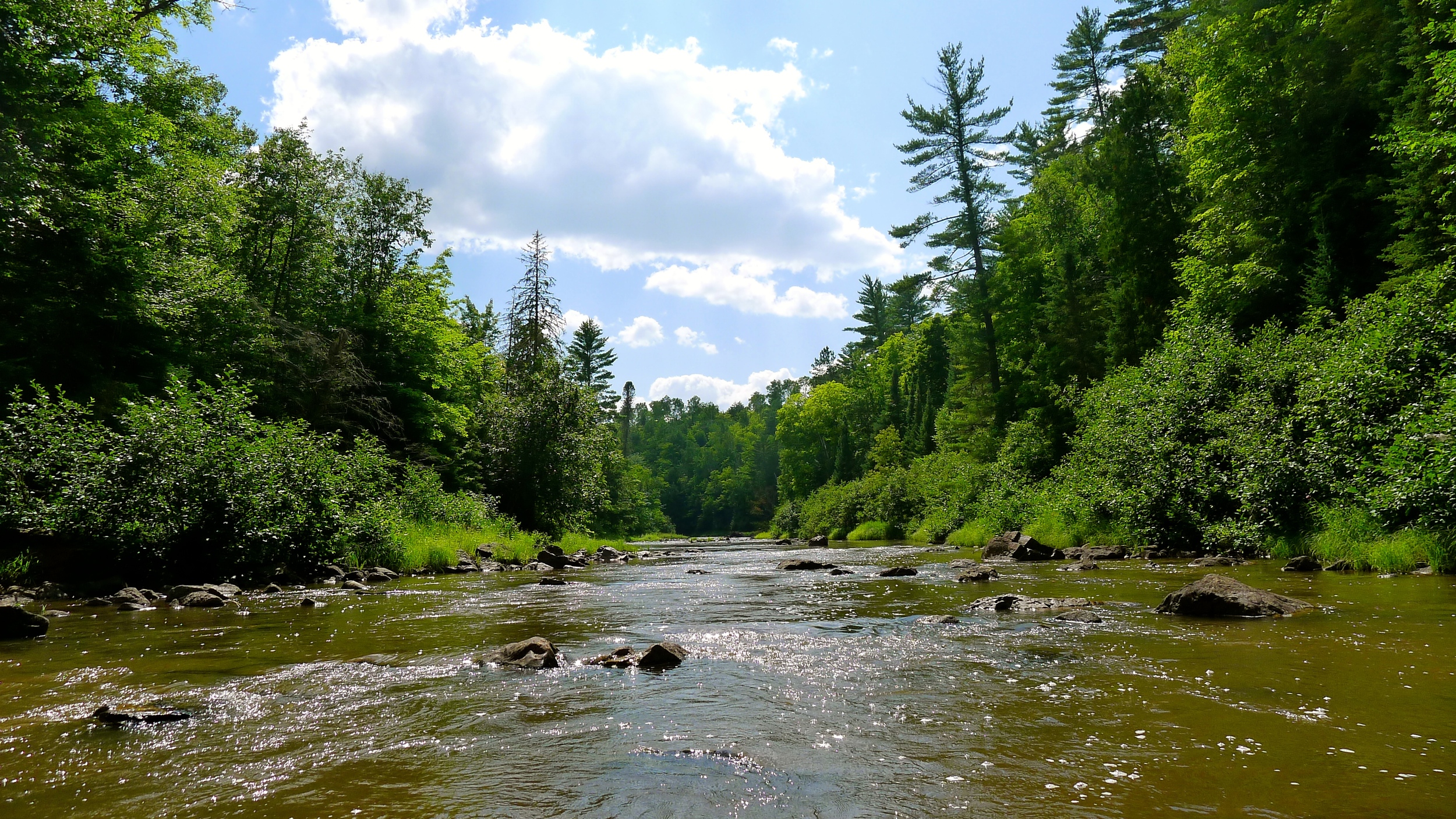 Ontonagon River, Michigan. 