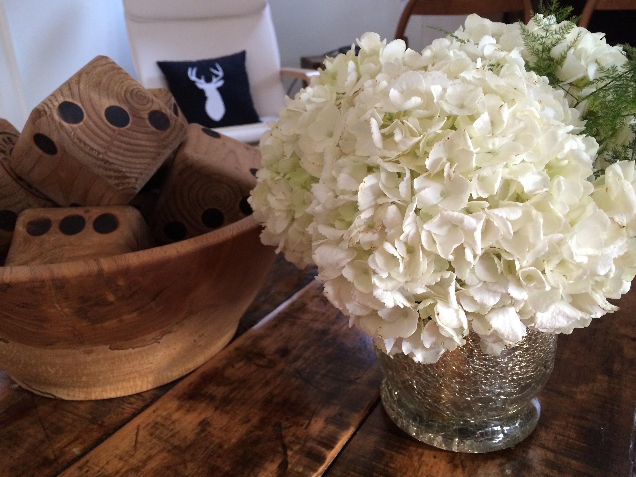 A special surprise last from our wedding florist Elizabeth at Posh Petals, the same flowers we had at our wedding. 