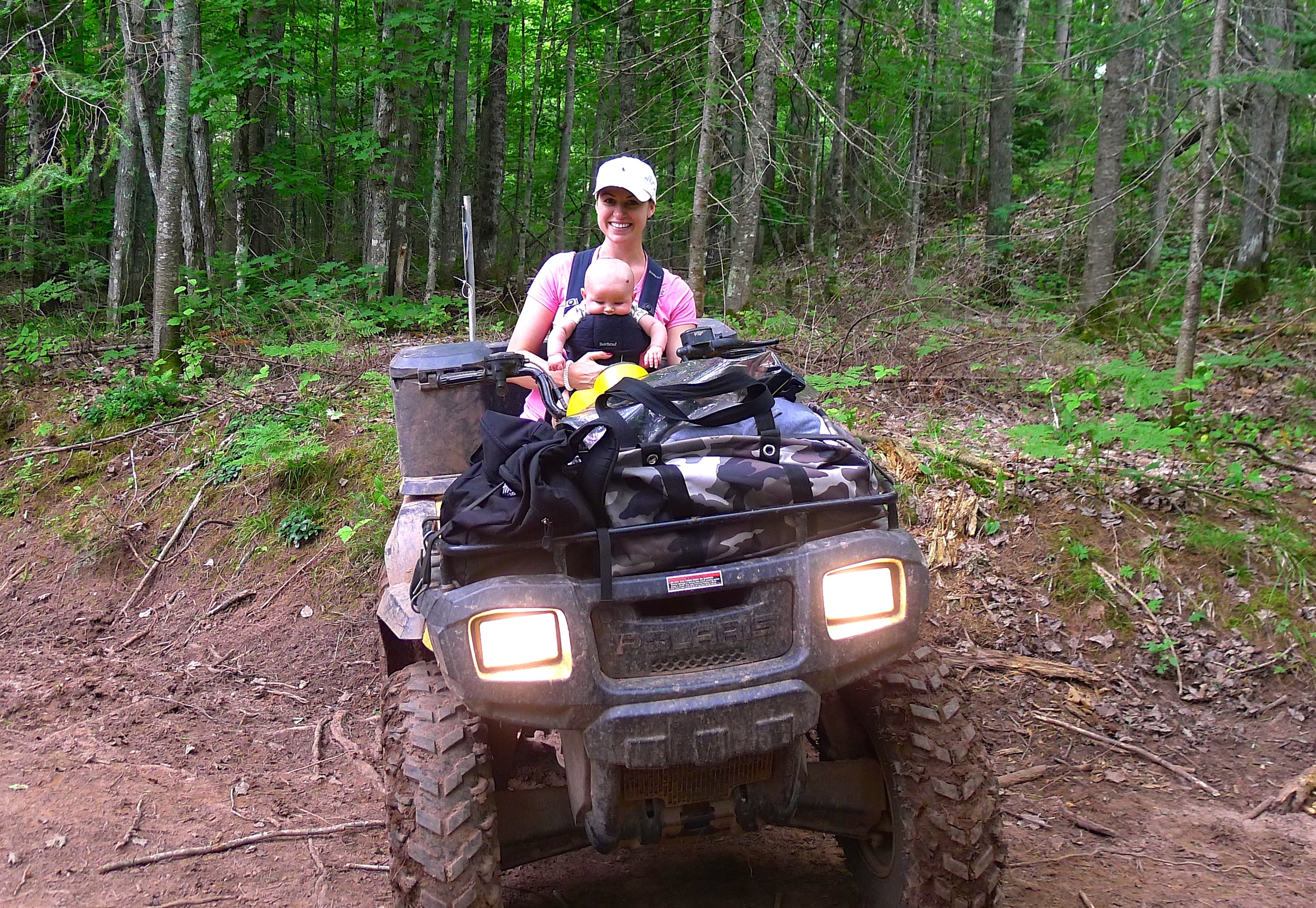  Wheeler riding with the girls.&nbsp; 