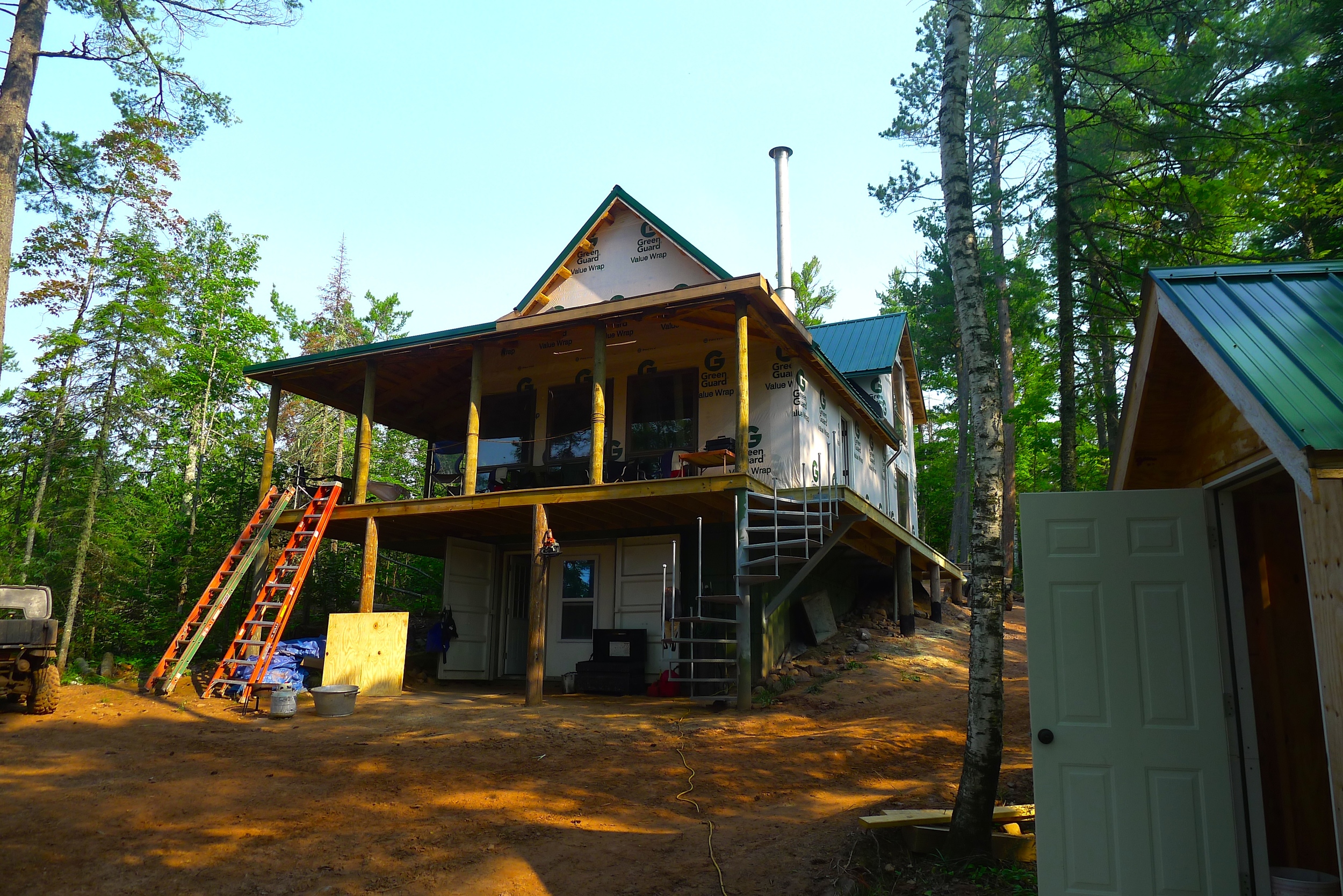  The new Camp Whiskey Hollow. It's a little larger than Dad originally described.&nbsp; 