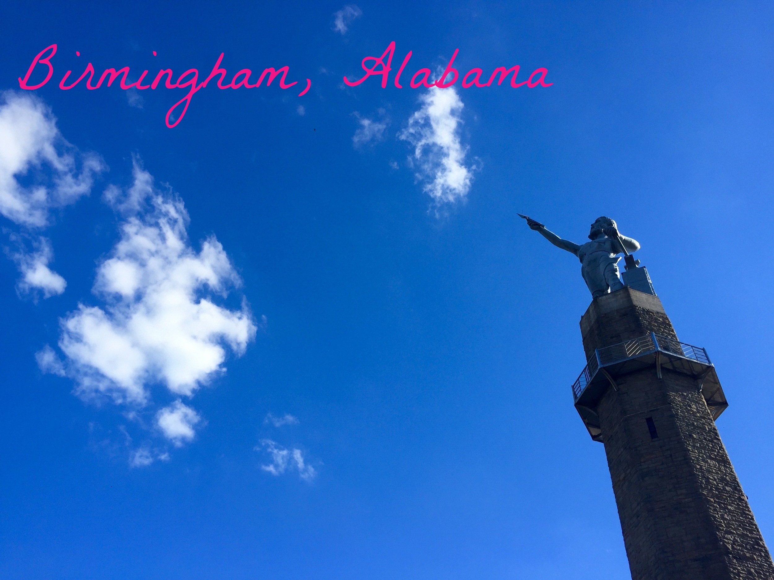 The Vulcan, the largest iron statue in the world. 