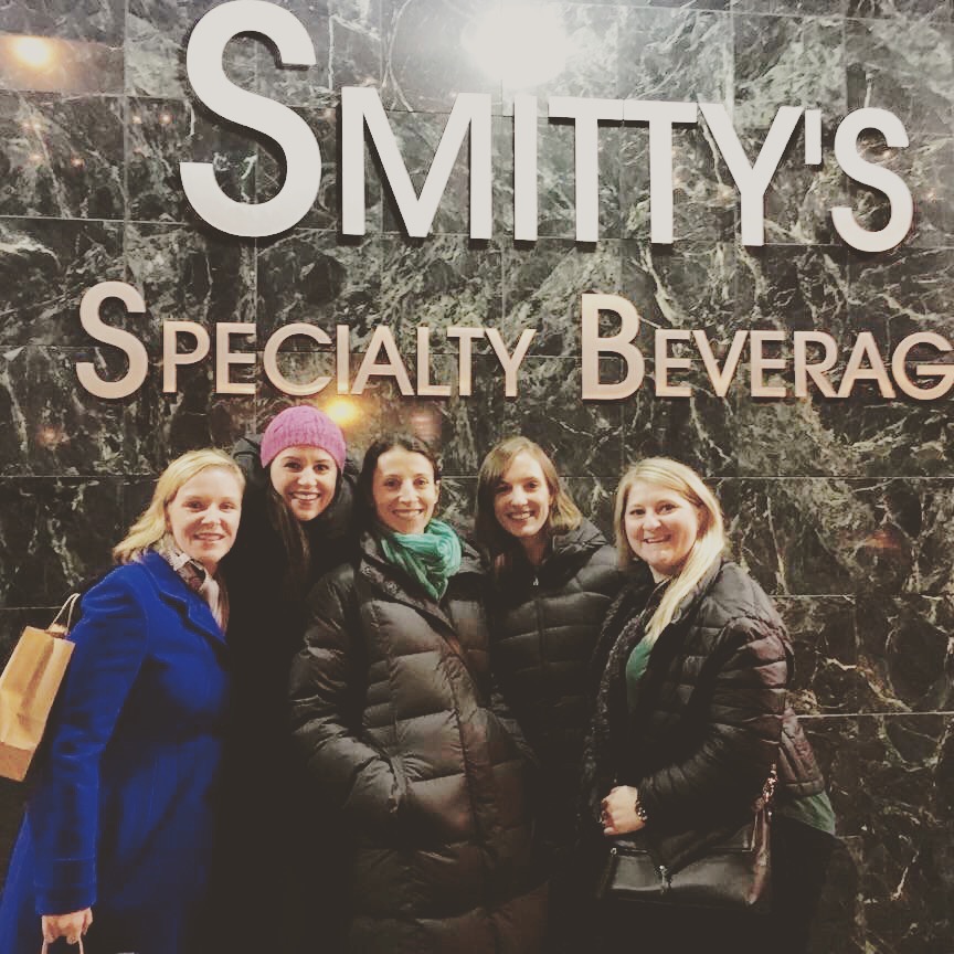 Kari, Me, Carol, Ellie, and Kristin in front of the infamous Smittys. 