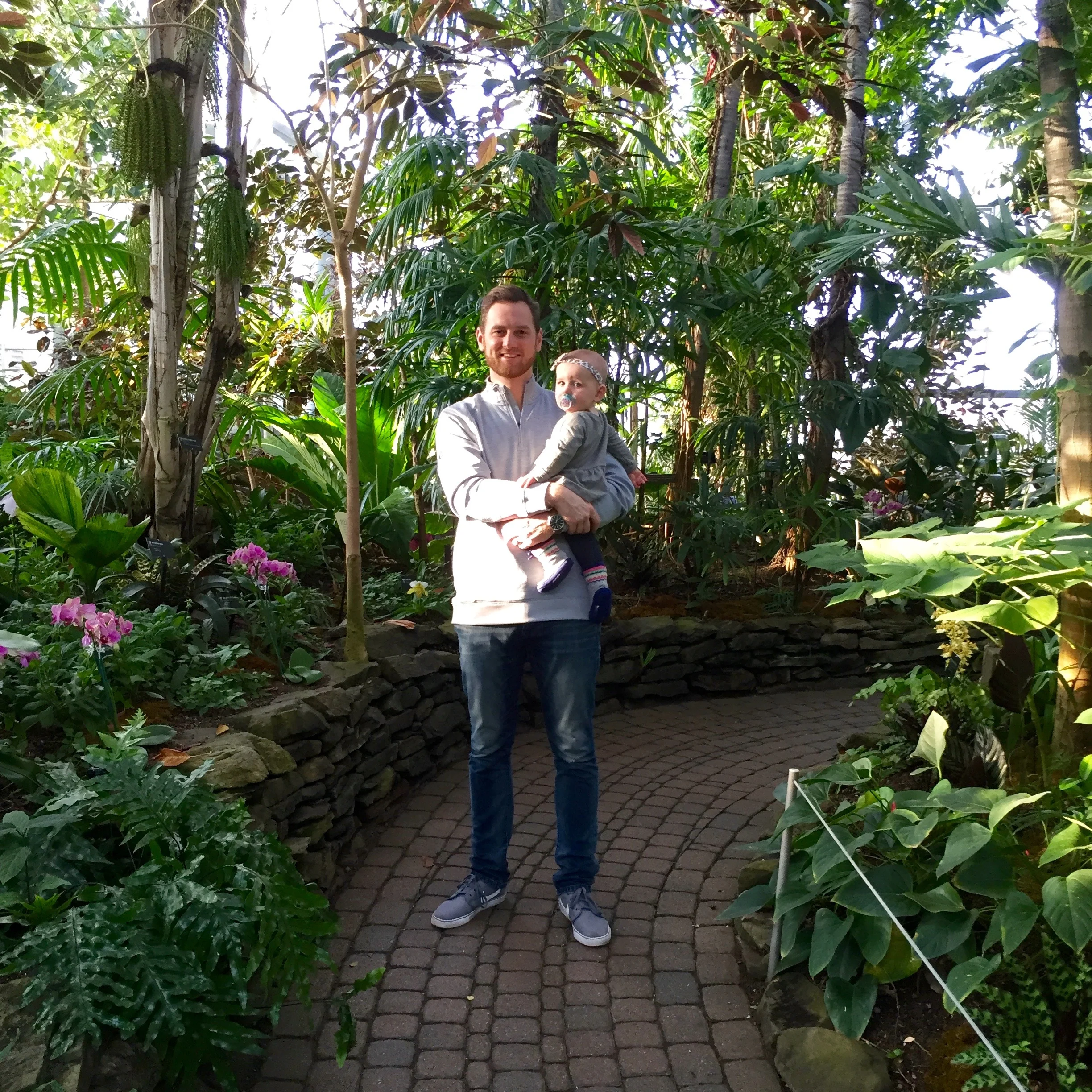 Visiting the Butterfly exhibit at Fredrick Meijer Gardens.&nbsp;