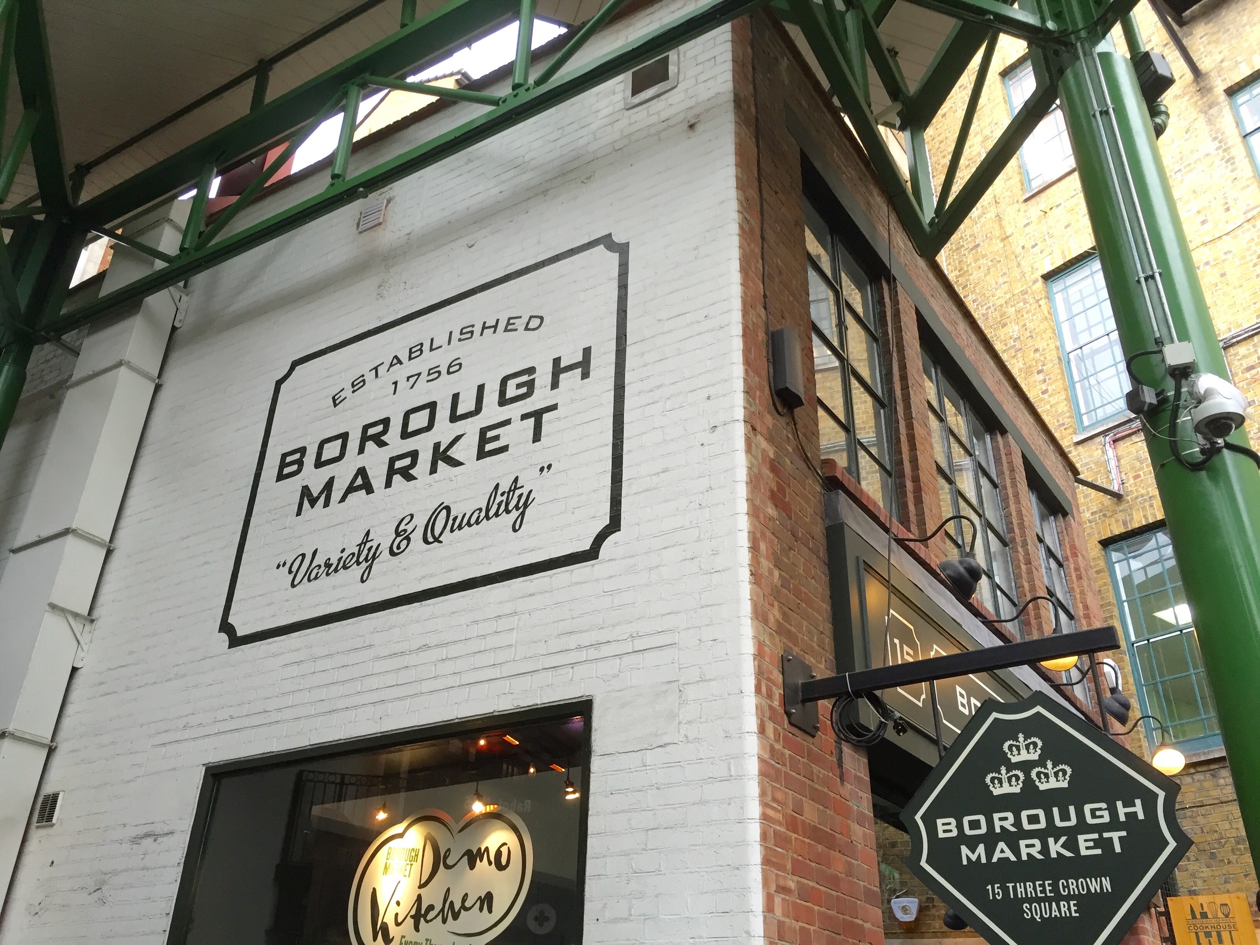 Borough Market in London, England. 