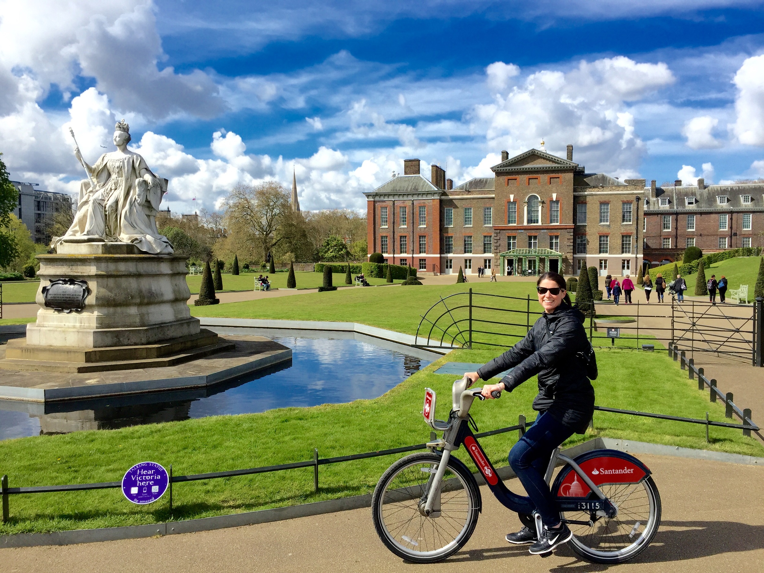 Dale Earnhardt Jr. outside Kensington Palace in London, England.&nbsp;