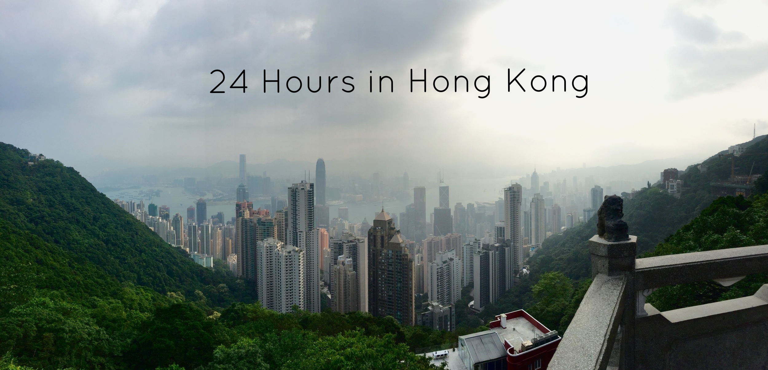 Victoria's Peak in Hong Kong. 
