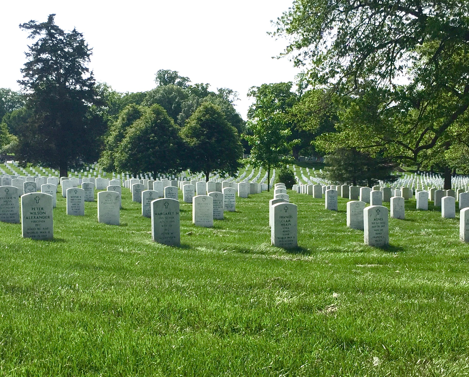 The Arlington Cemetery. 