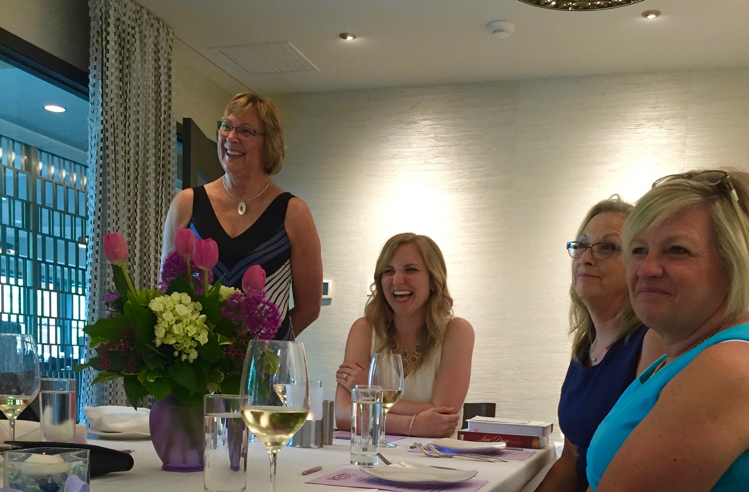 A toast to Stephanie at Thousand Oaks Golf Club for her bridal shower. 
