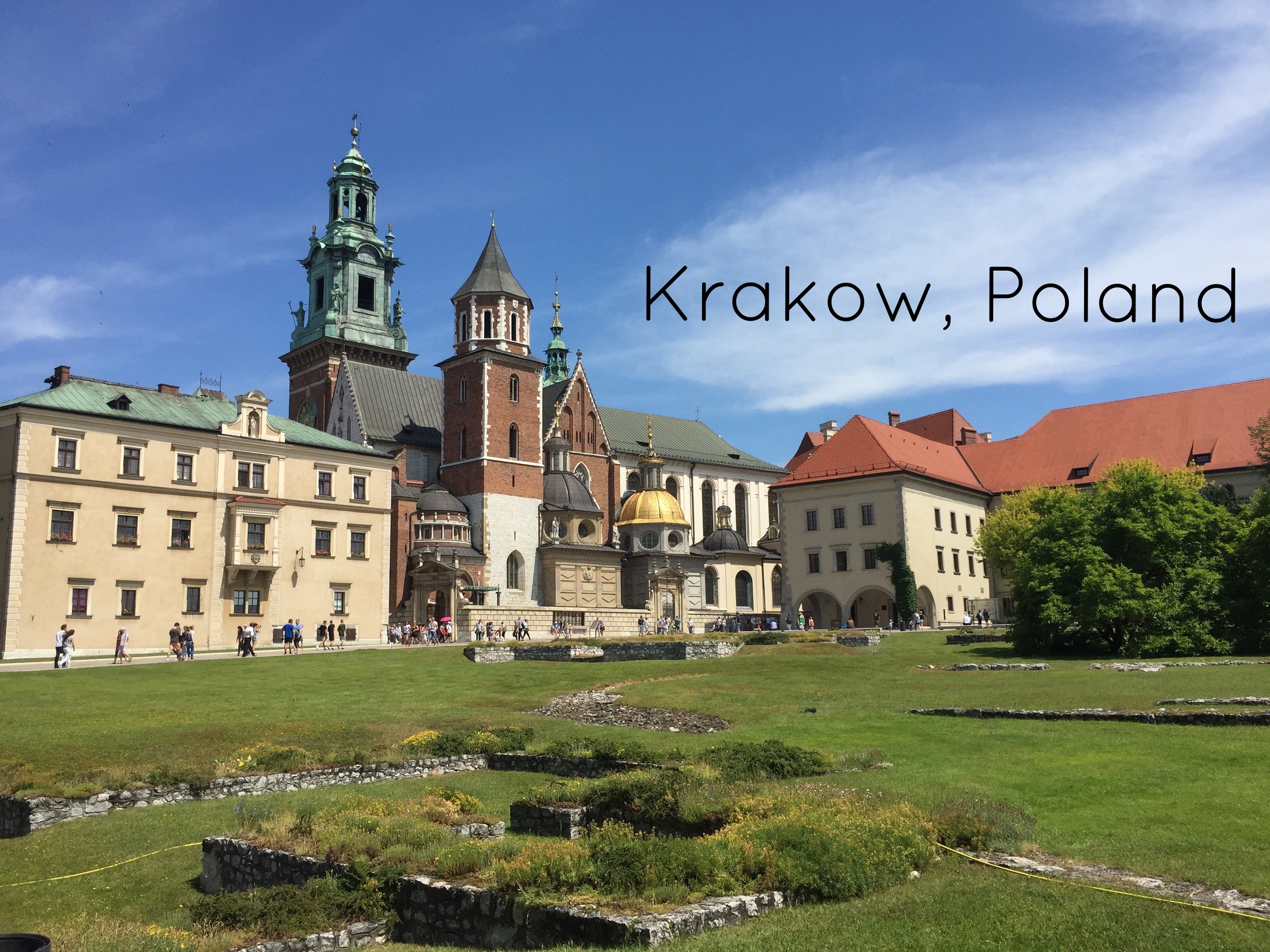 Wawel Castle in Krakow, Poland. 