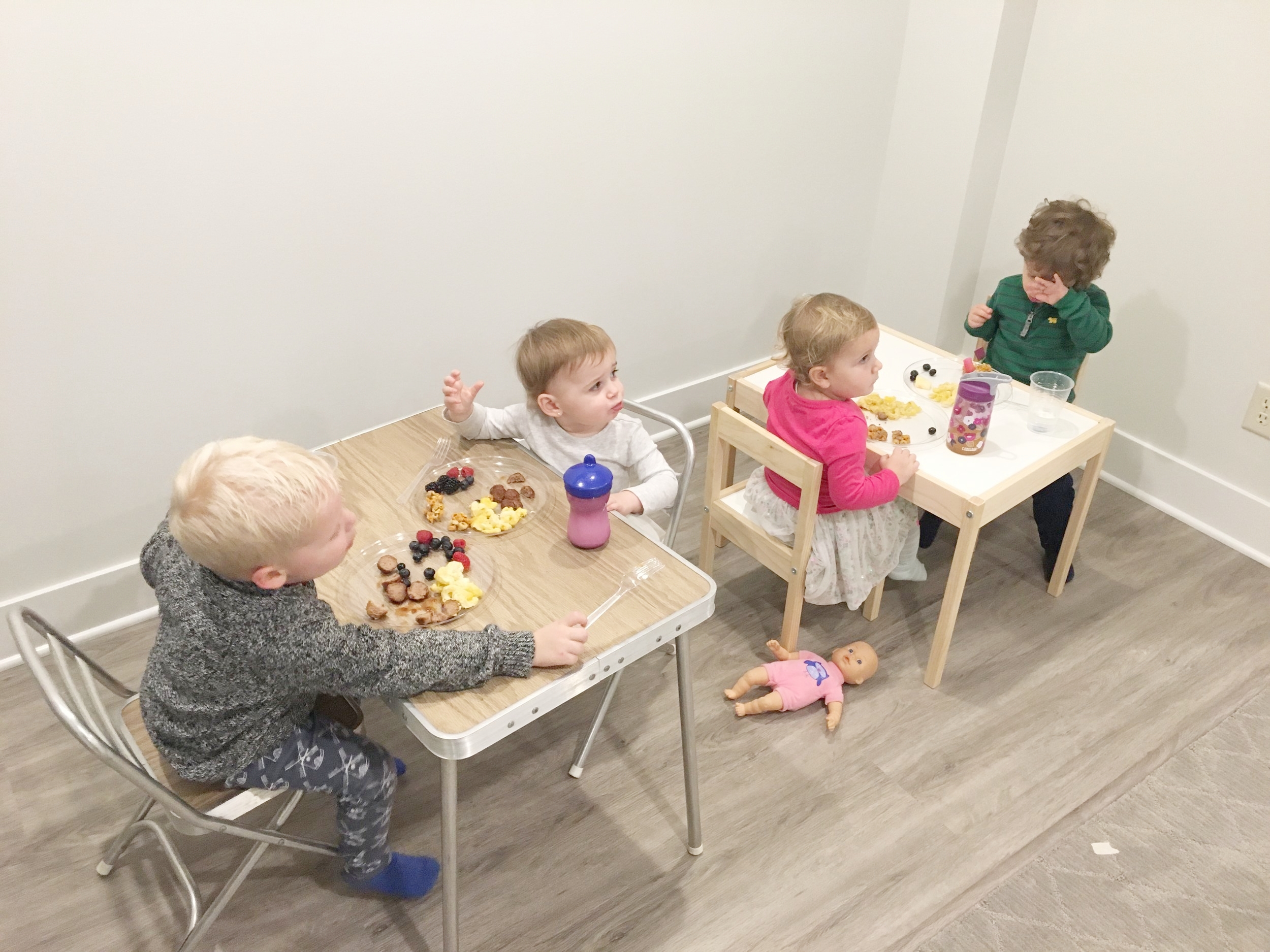 Dinner dates at our family friendly New Years Eve party. 