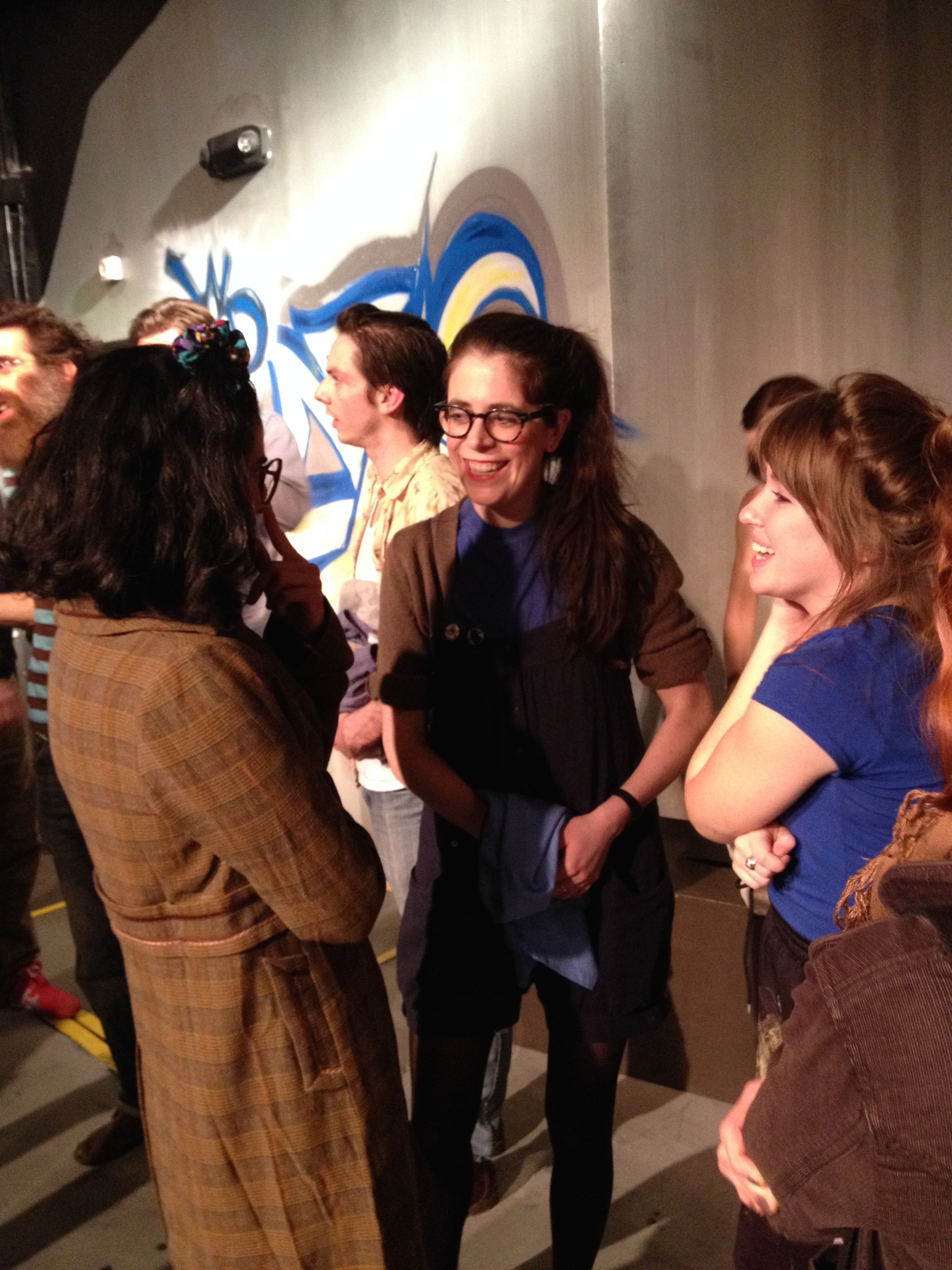 A little bit of John, Tyler, Claire and Natalie after the show.