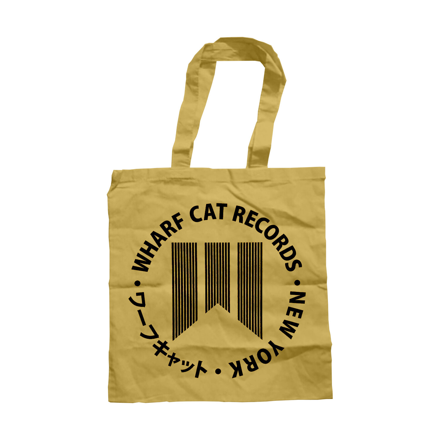Wharf Cat Records - Dead City Tokyo Tote Bag (Yellow) — Wharf Cat