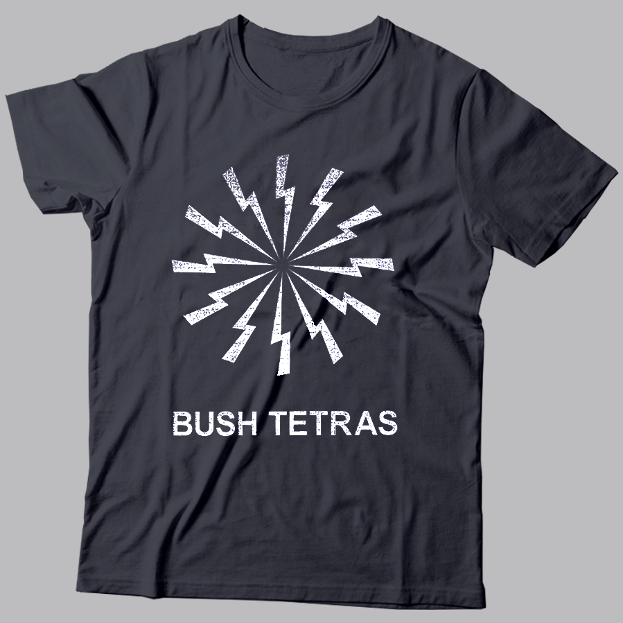 Bush Tetras -  White on Grey