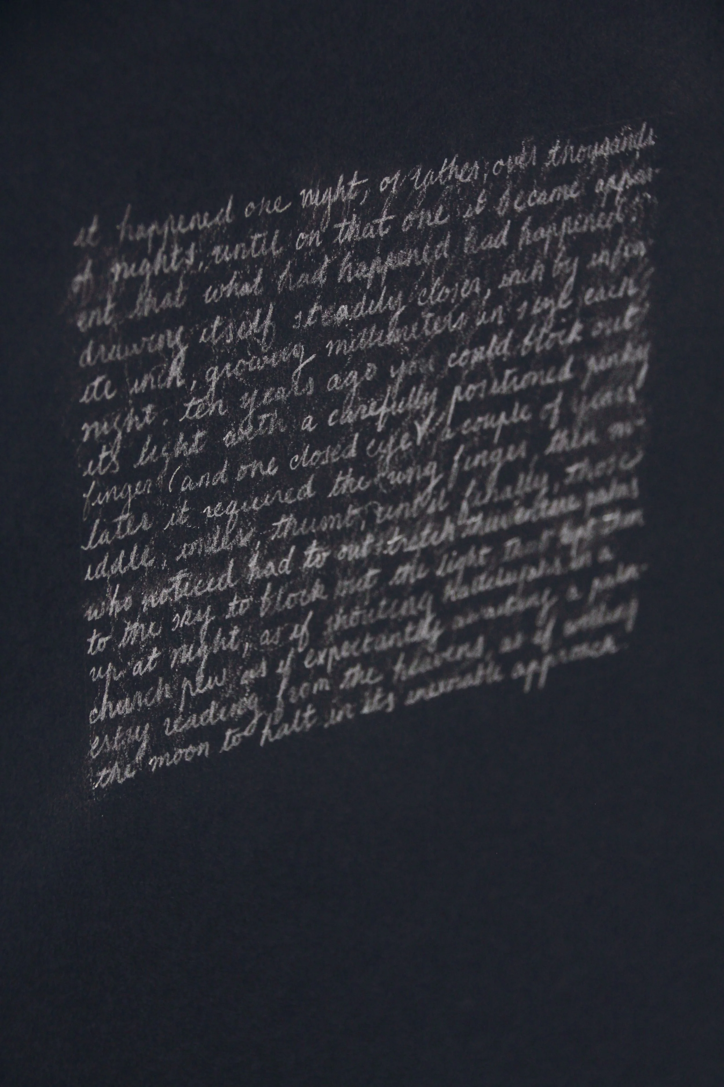 the distance of the moon (detail)