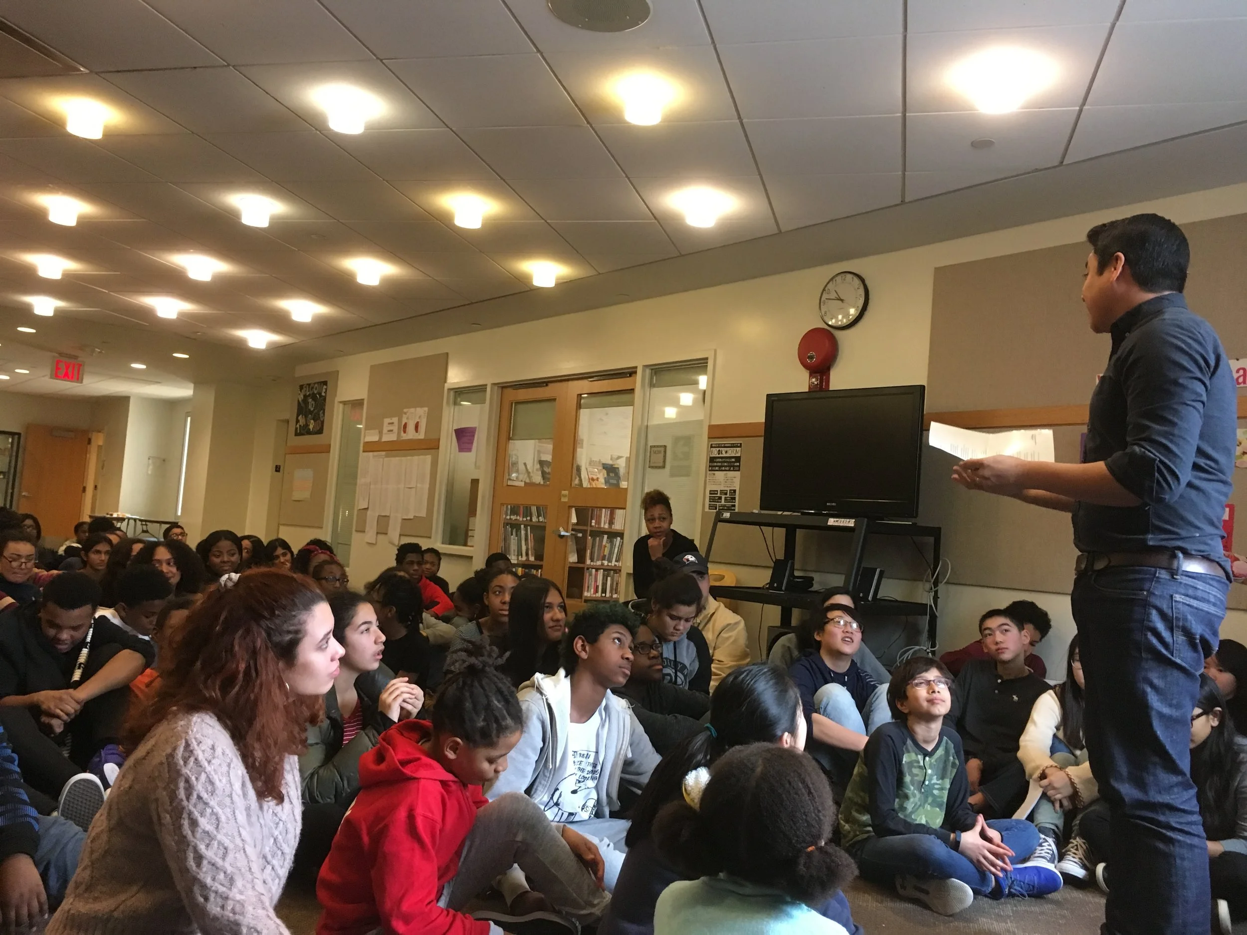 Kundiman visits Ethical Culture Fieldston School