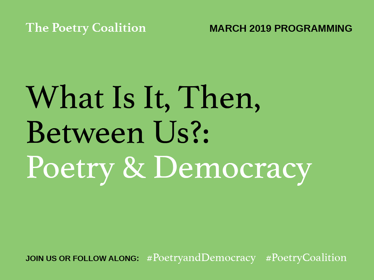 What Is It, Then, Between Us?: Poetry &amp; Democracy