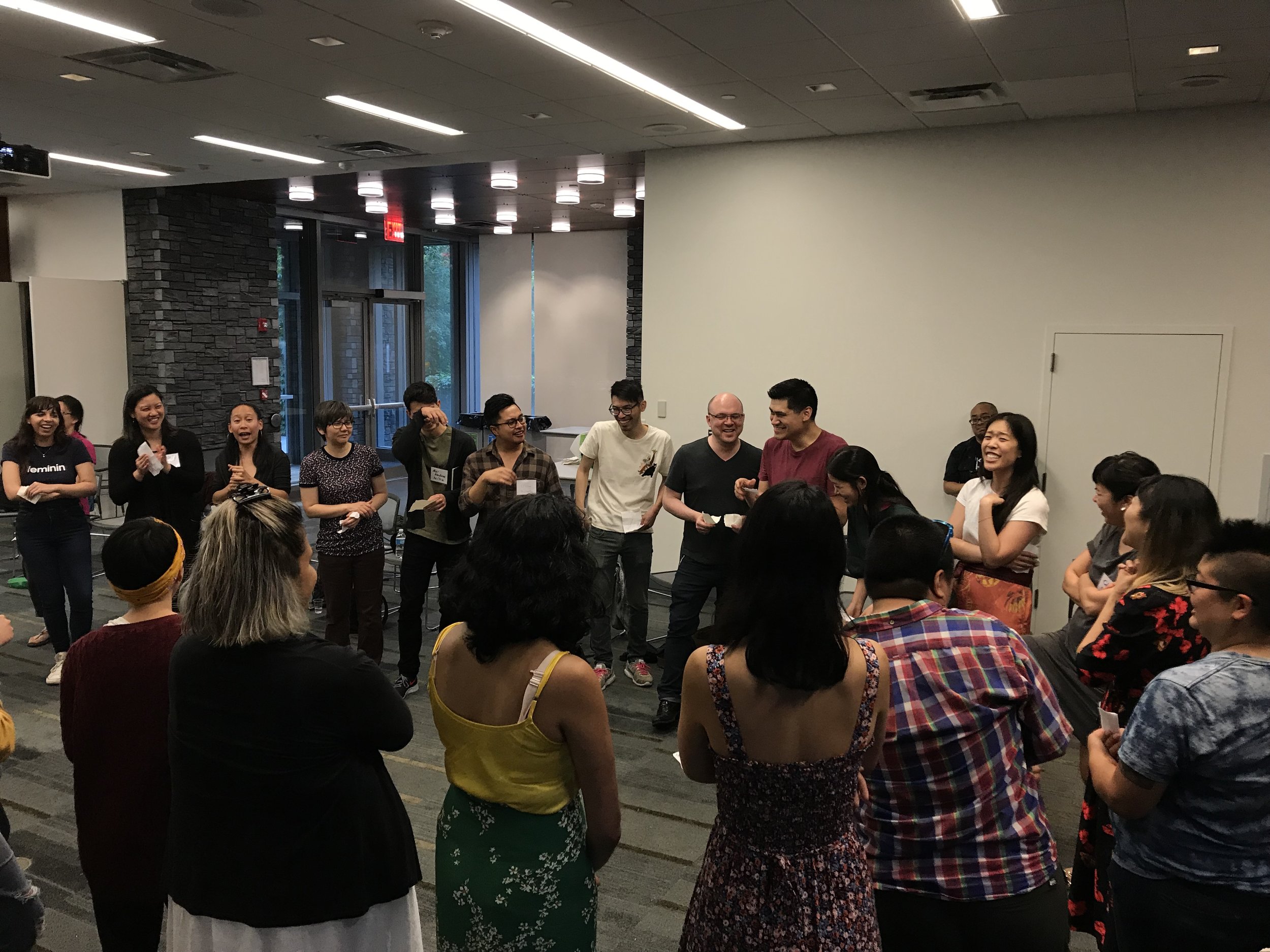 Kelly Zen-Yie Tsai asks fellows to imagine performing in front of hypothetical audiences at hypothetical performance venues. Imagine how your set might change if you were performing to a convention of Flat-Earthers inside of a public restroom!