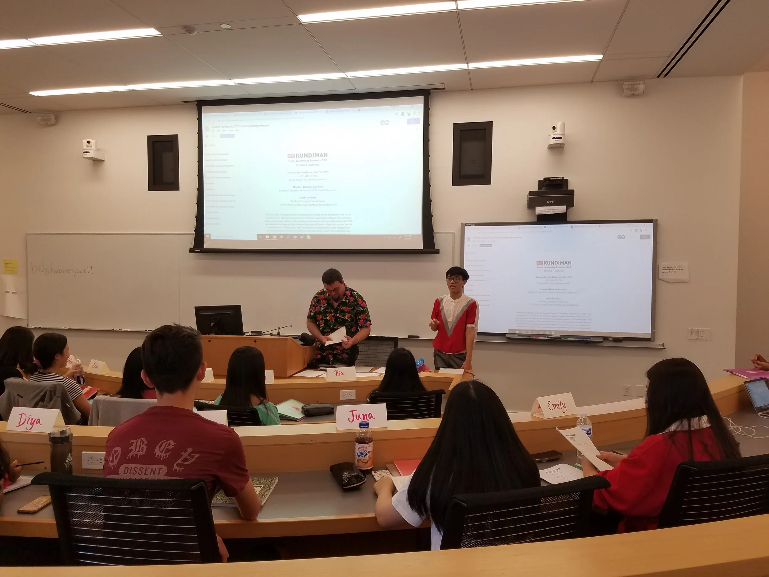 Wo Chan invites students to consider cliches they’ve heard about love.