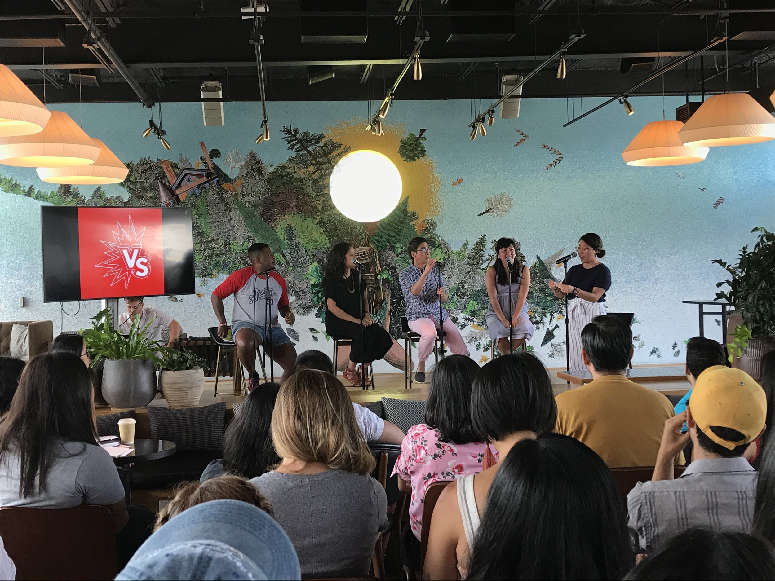 Sarah , Joseph , and Cathy come together with Danez Smith and Franny Choi for a final panel!