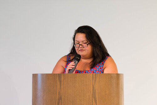 Kimarlee Nguyen at the 2019 Asian American Literature Festival. Photo by Tommy Piantone.