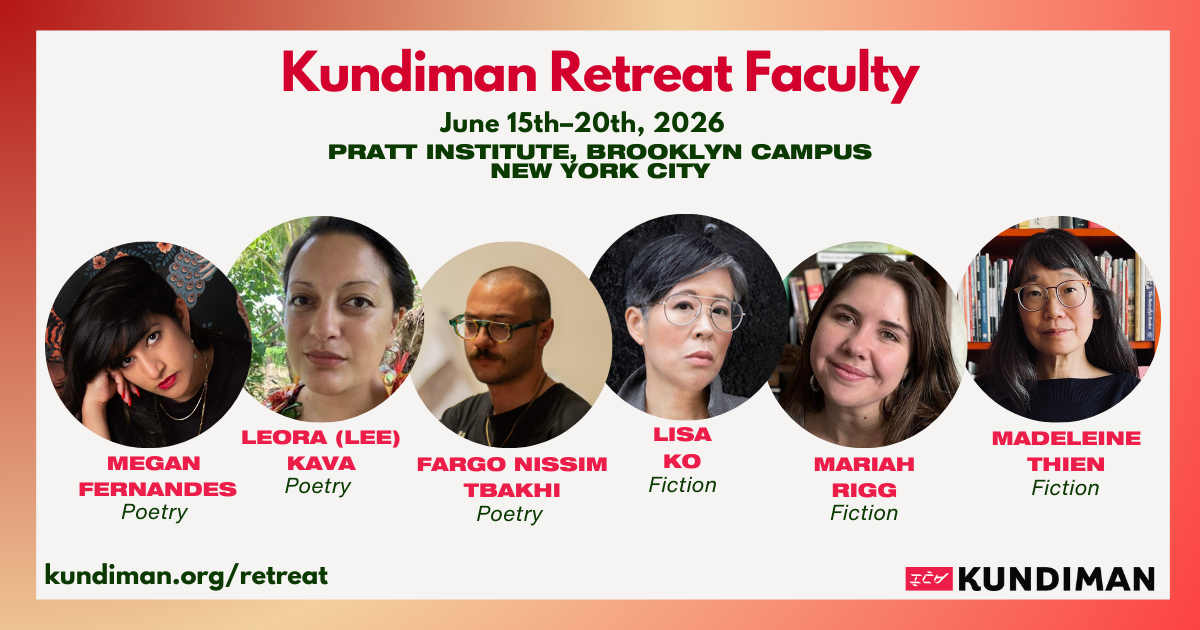 Introducing the 2026 Kundiman Retreat Faculty
