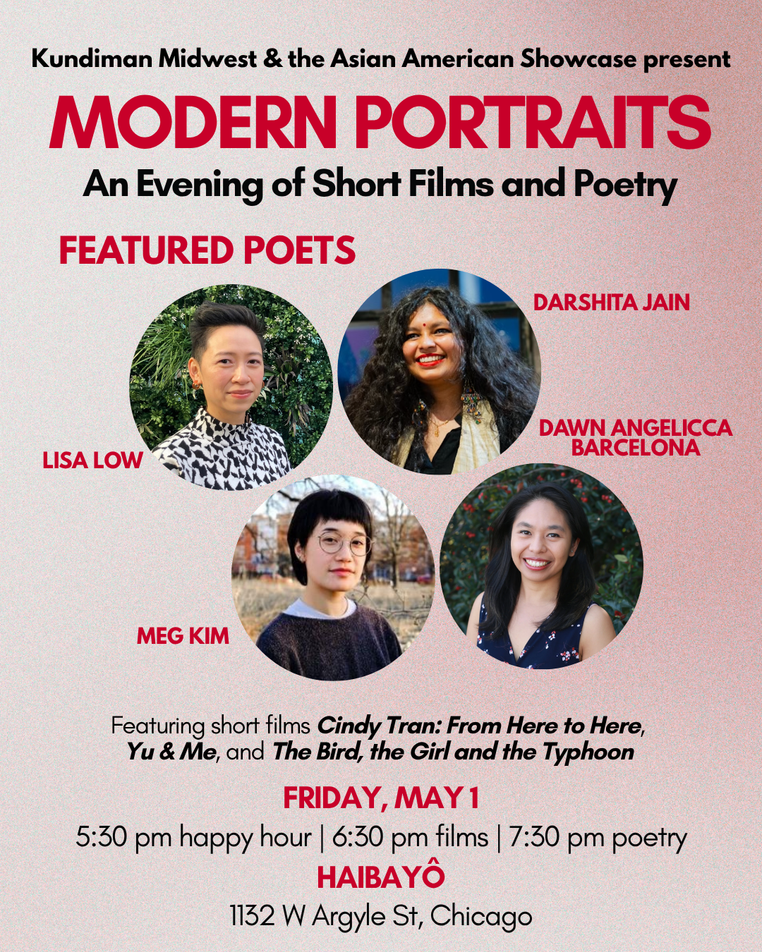 Modern Portraits: An Evening of Short Films and Poetry