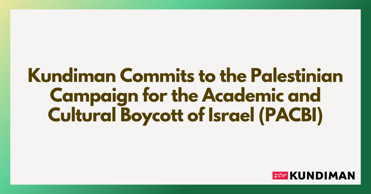 Kundiman Commits to PACBI