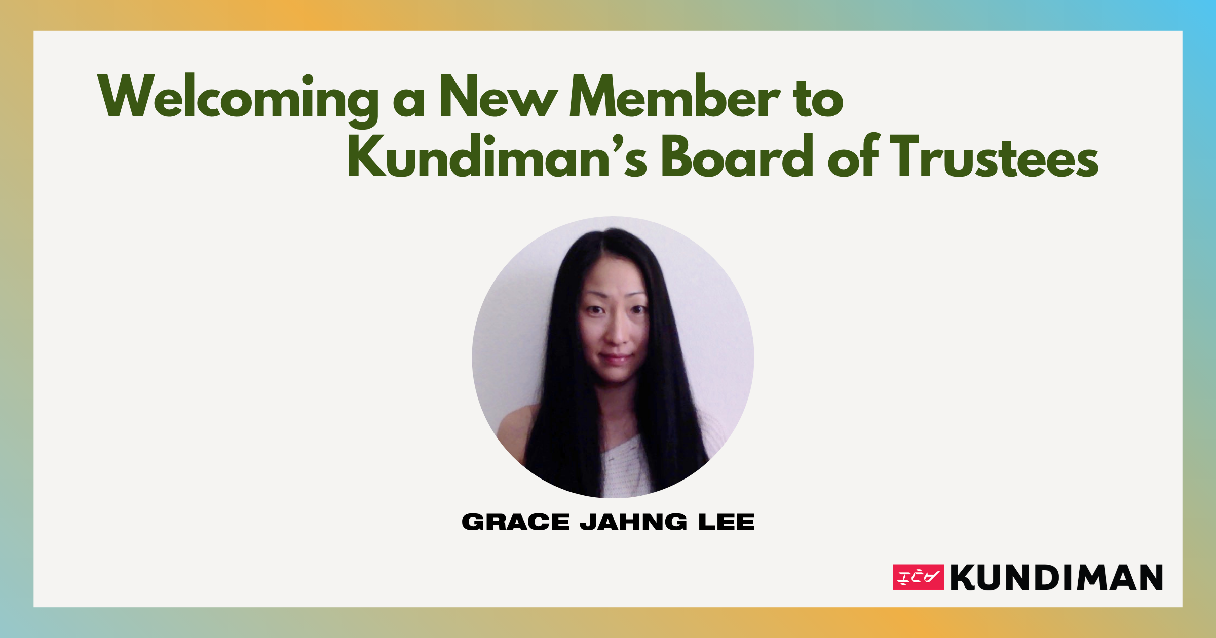 Kundiman Welcomes a New Member to the Board of Trustees