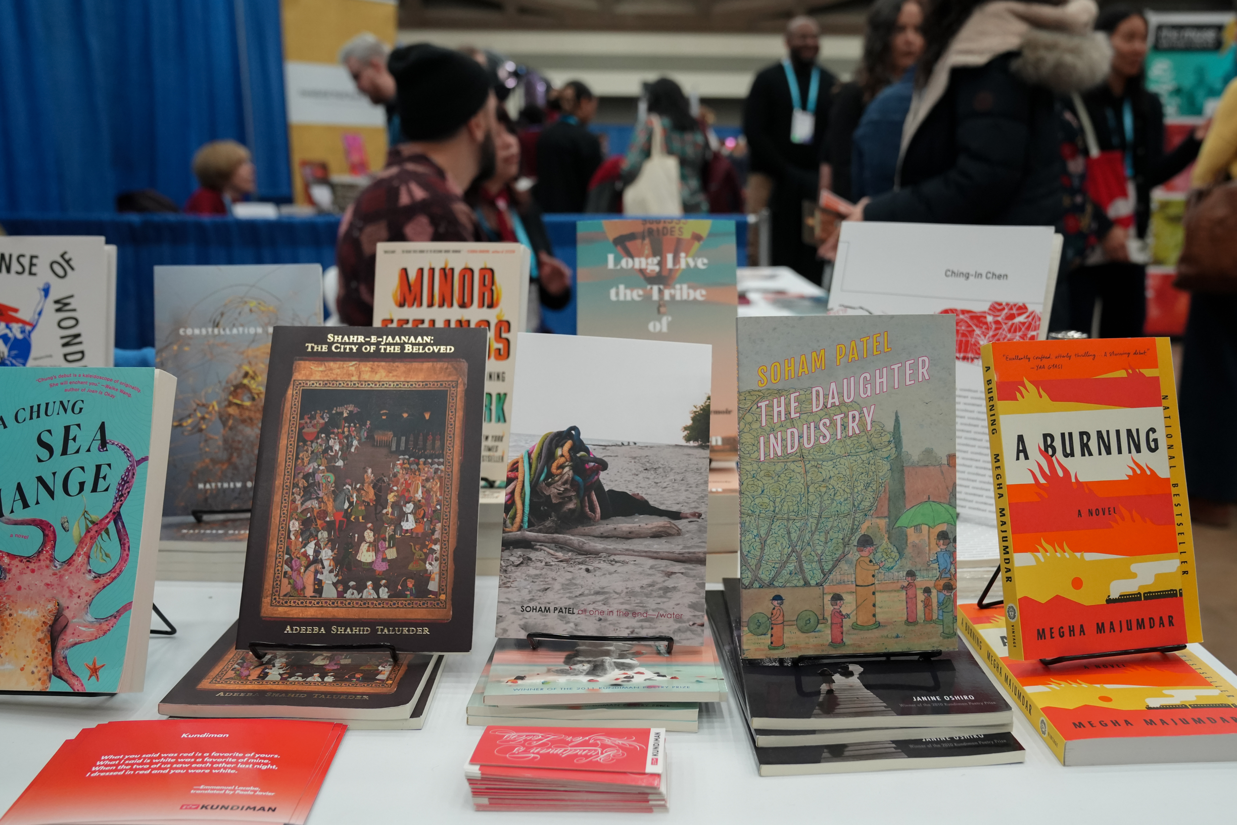 Books at the Kundiman booth.