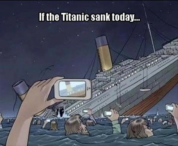 If the Titanic sank today, this is what we would be doing.