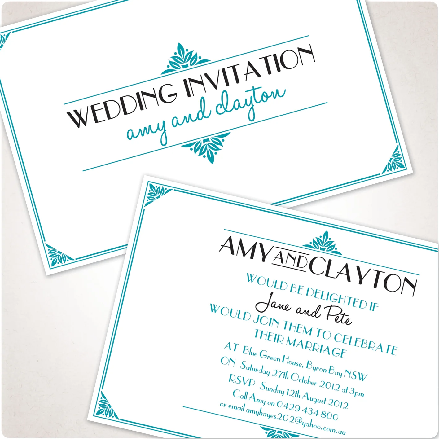 wedding invitation design