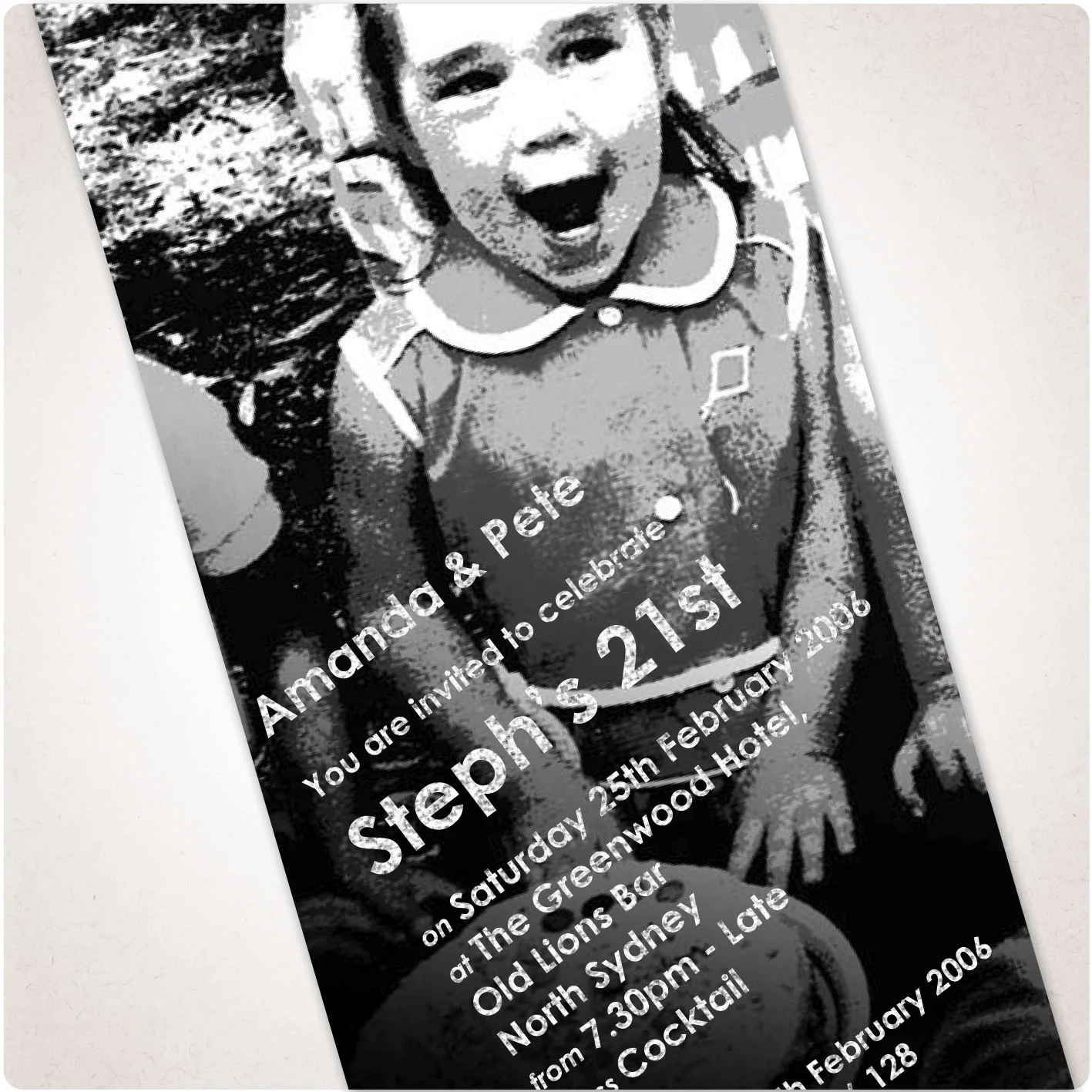 birthday party invitation design
