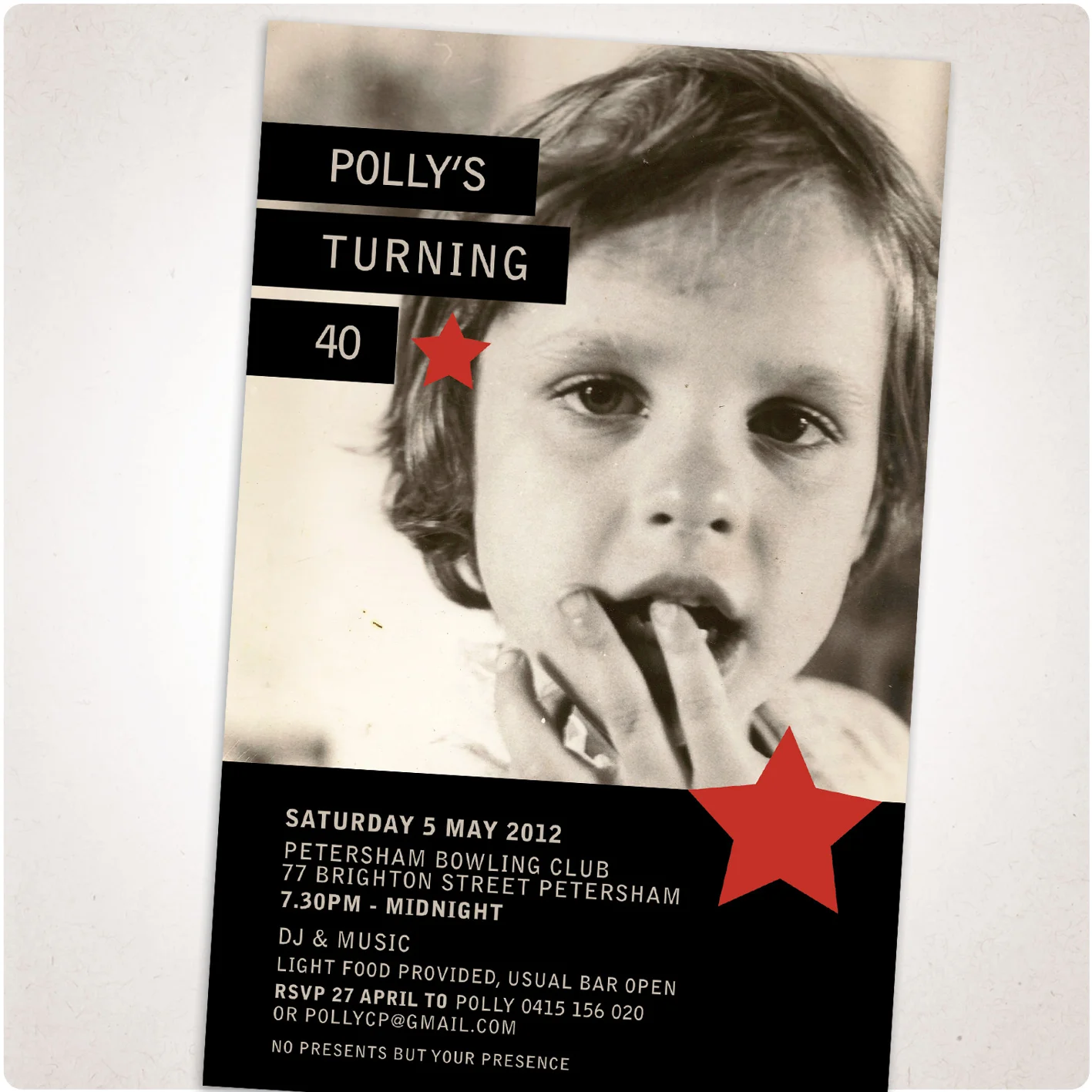 birthday party invitation design
