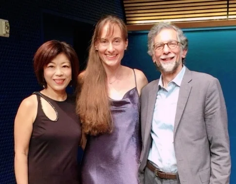 Lin and Schaer with Professor Kramer