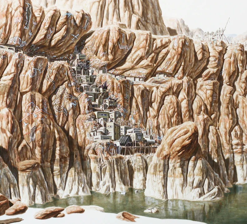 Settlement 4 (Dammed Water) (detail)