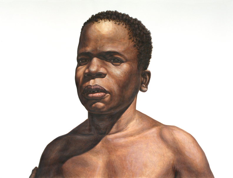 Ota Benga 38"X50" ink on paper 2014