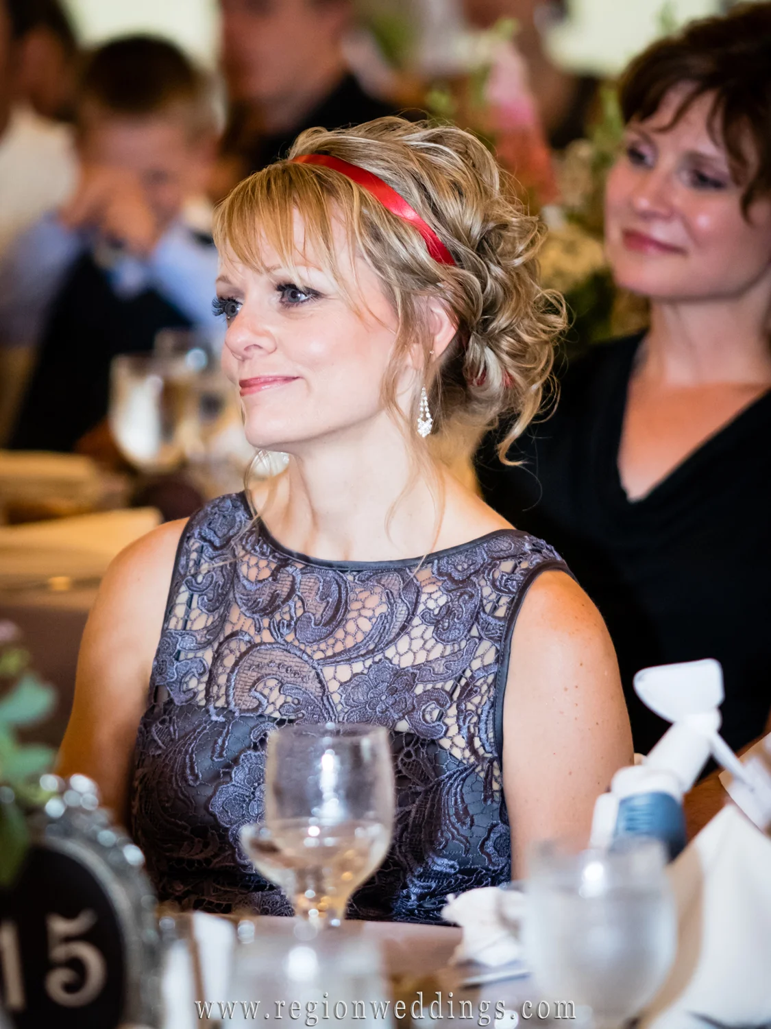 The proud mother of the groom.
