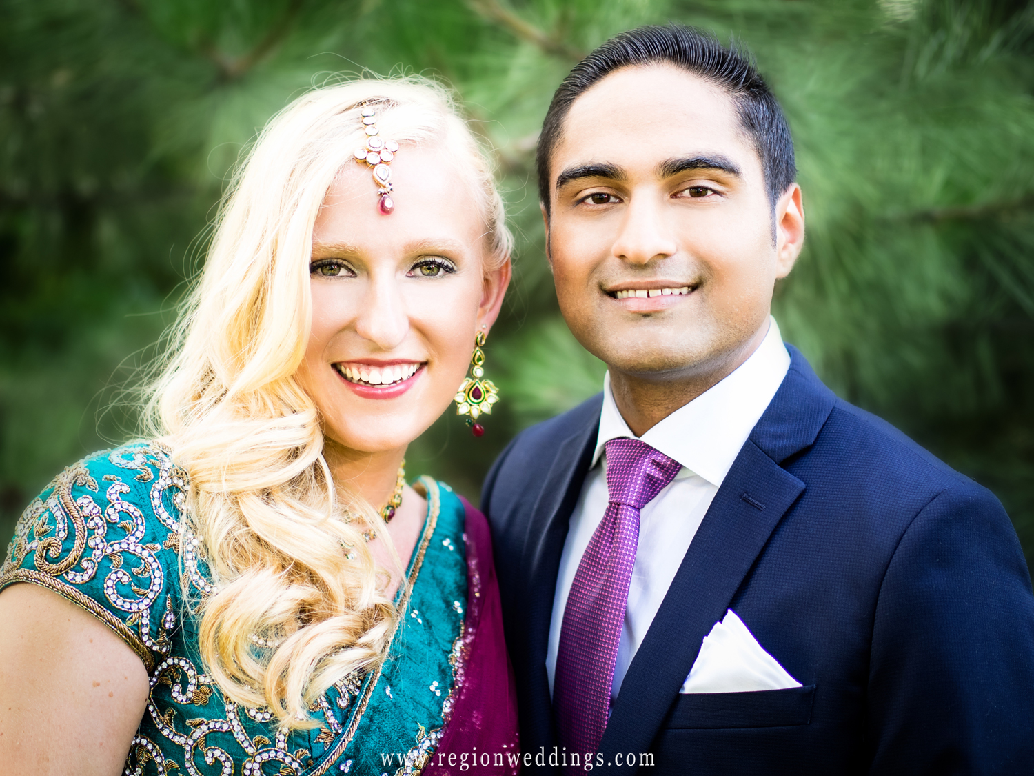 Indian American Engagement Celebration Region Weddings