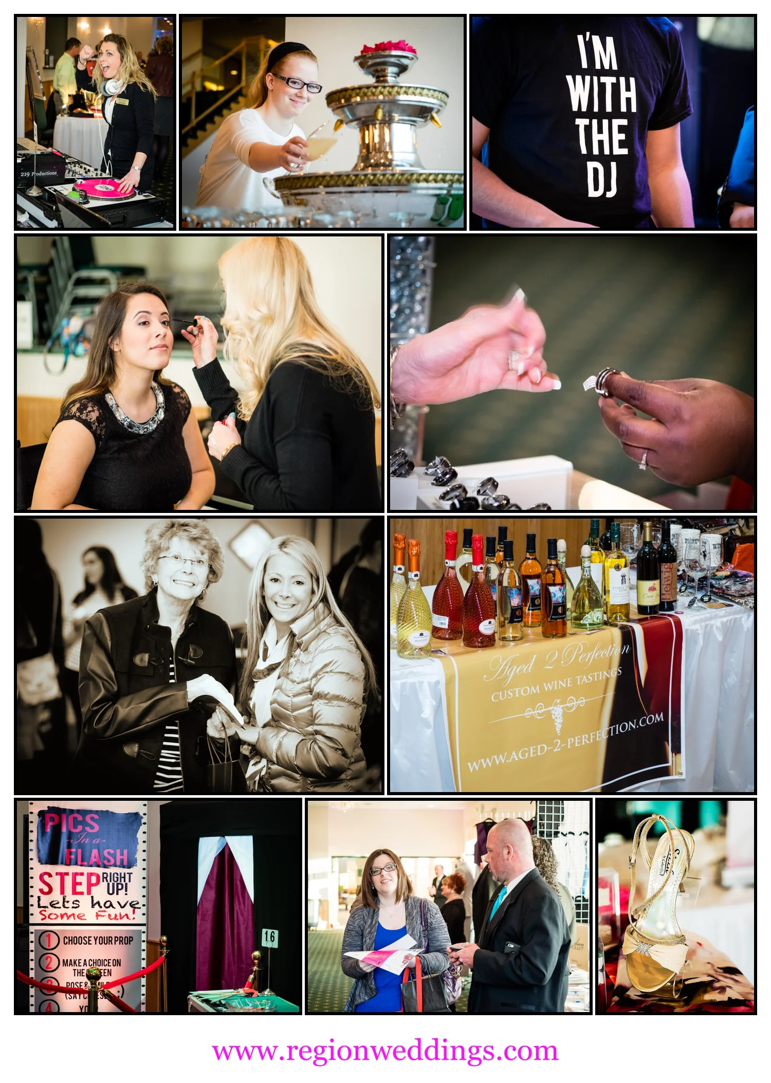 From DJ's to photo booths to wine tasting, brides and groom and their families had a great time at The Patrician Spring bridal show.