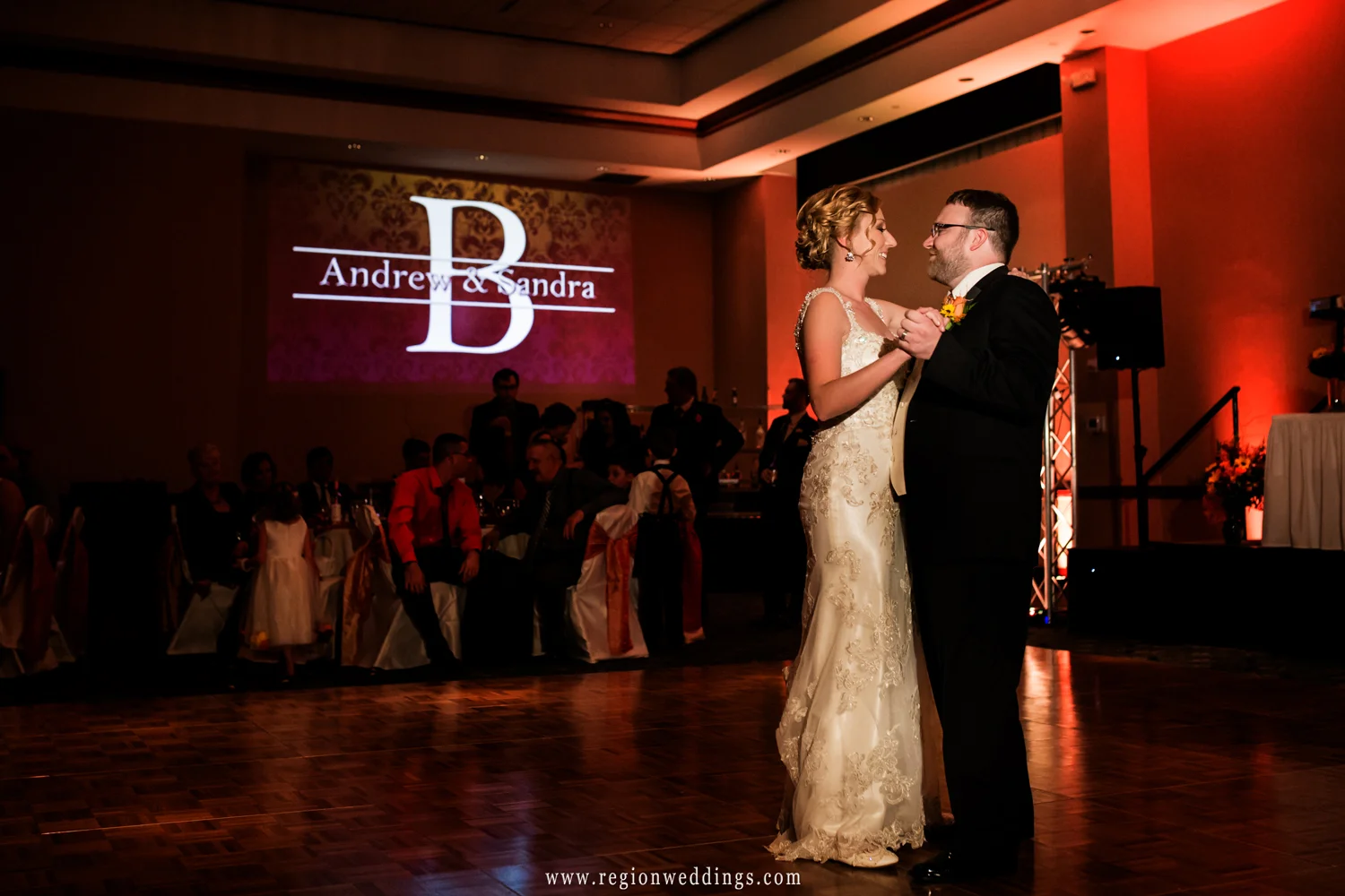 First dance for the bride at groom in Celebrity Ballroom West.