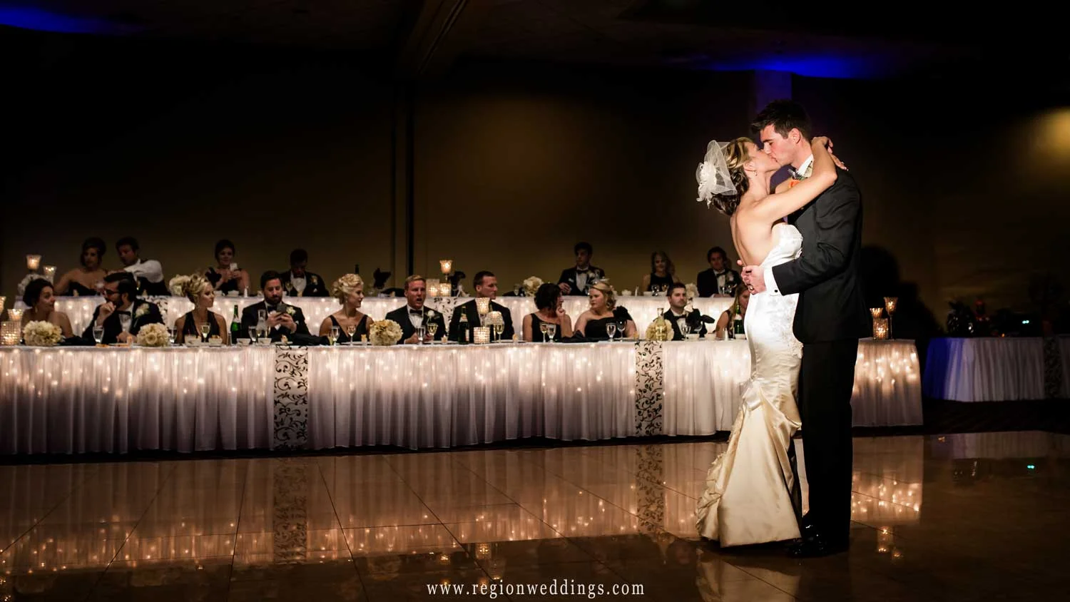 First dance at Villa Cesare in Schererville, Indiana.