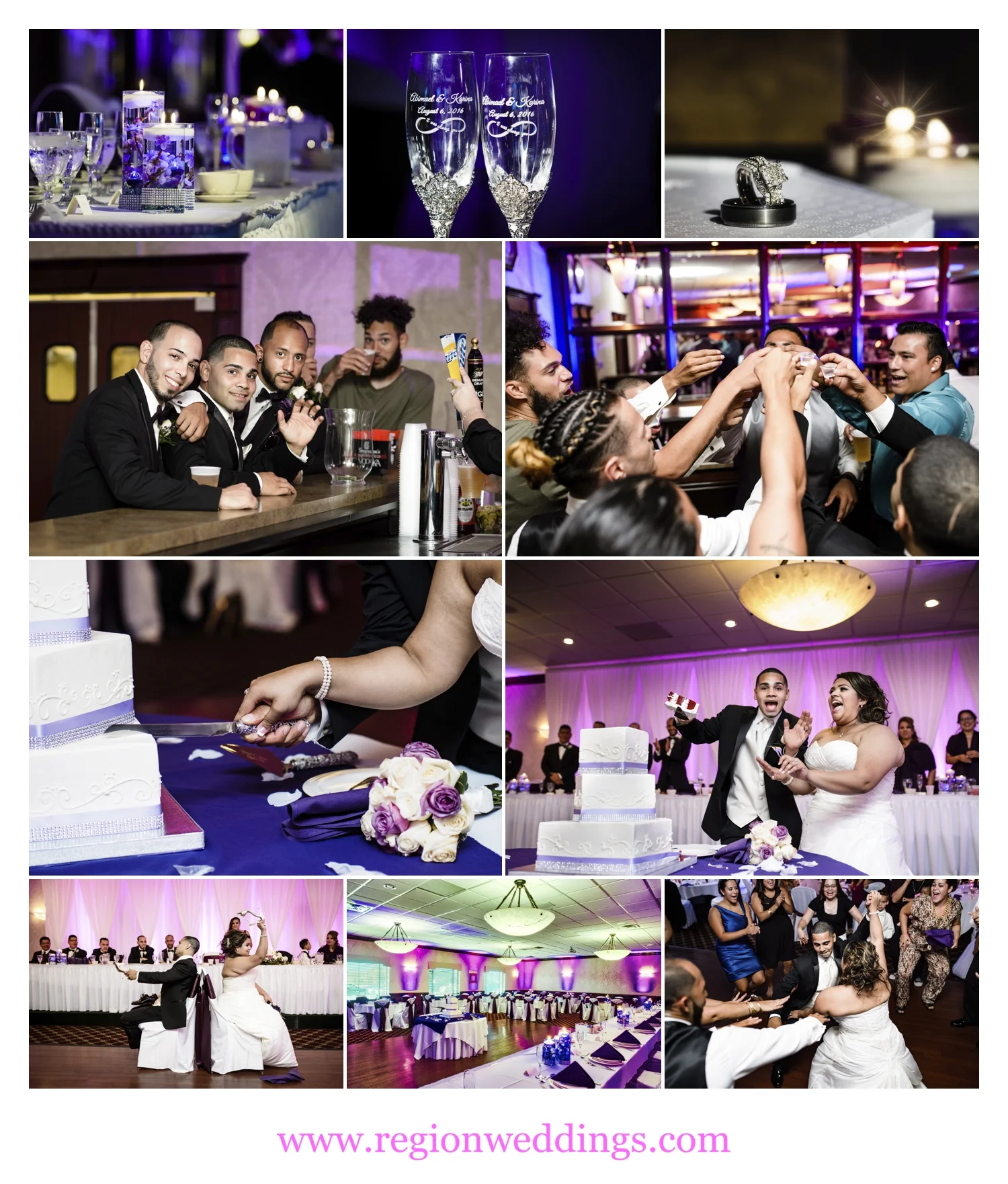 Wedding reception fun at St. Elijah Hall.